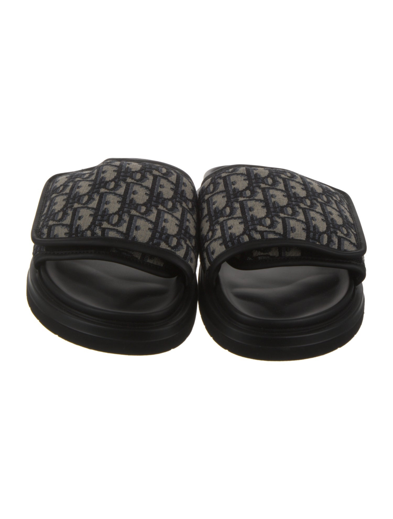 Christian Dior Printed Slides - Black Sandals, Shoes - CHR577316