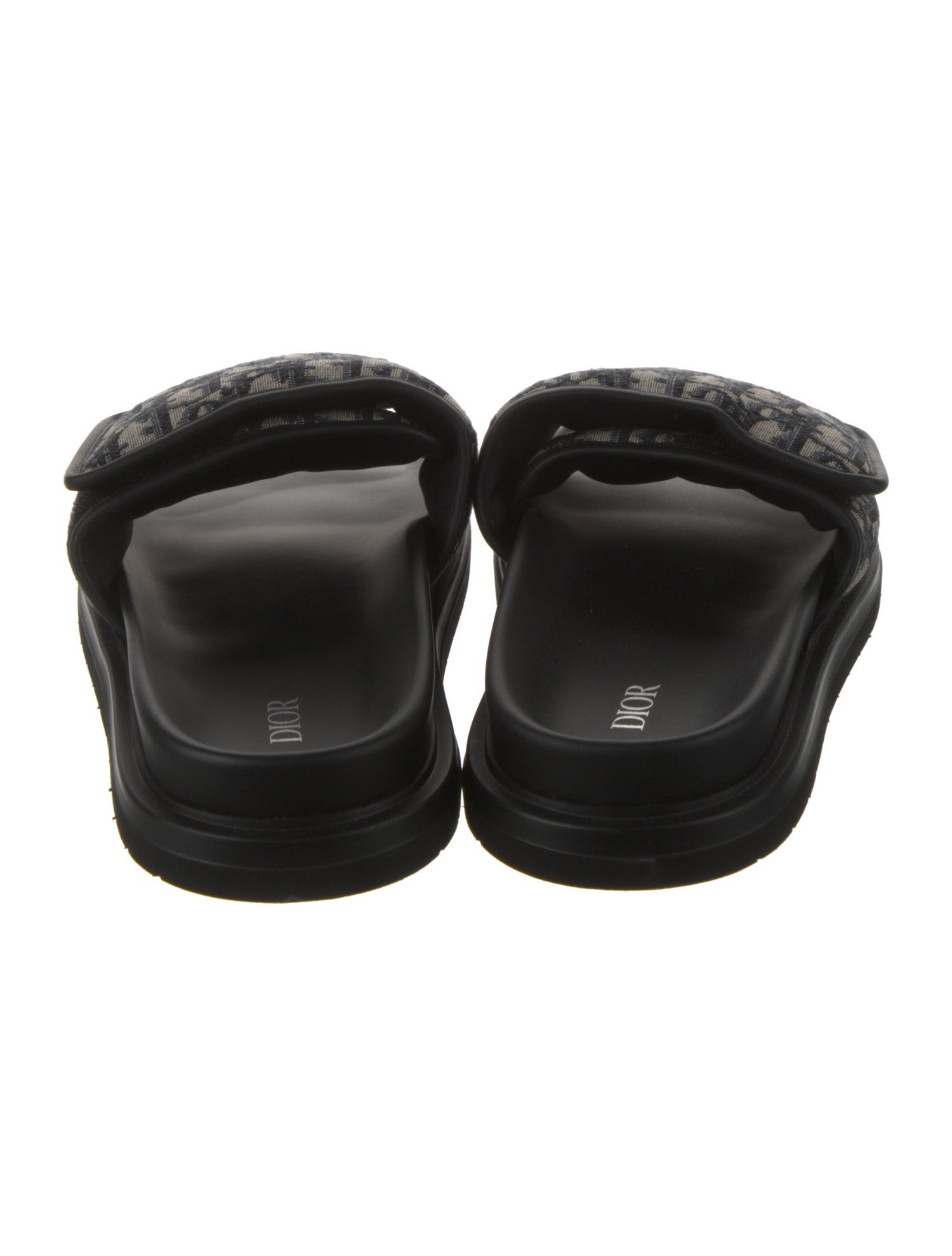 Christian Dior Printed Slides - Black Sandals, Shoes - CHR577316