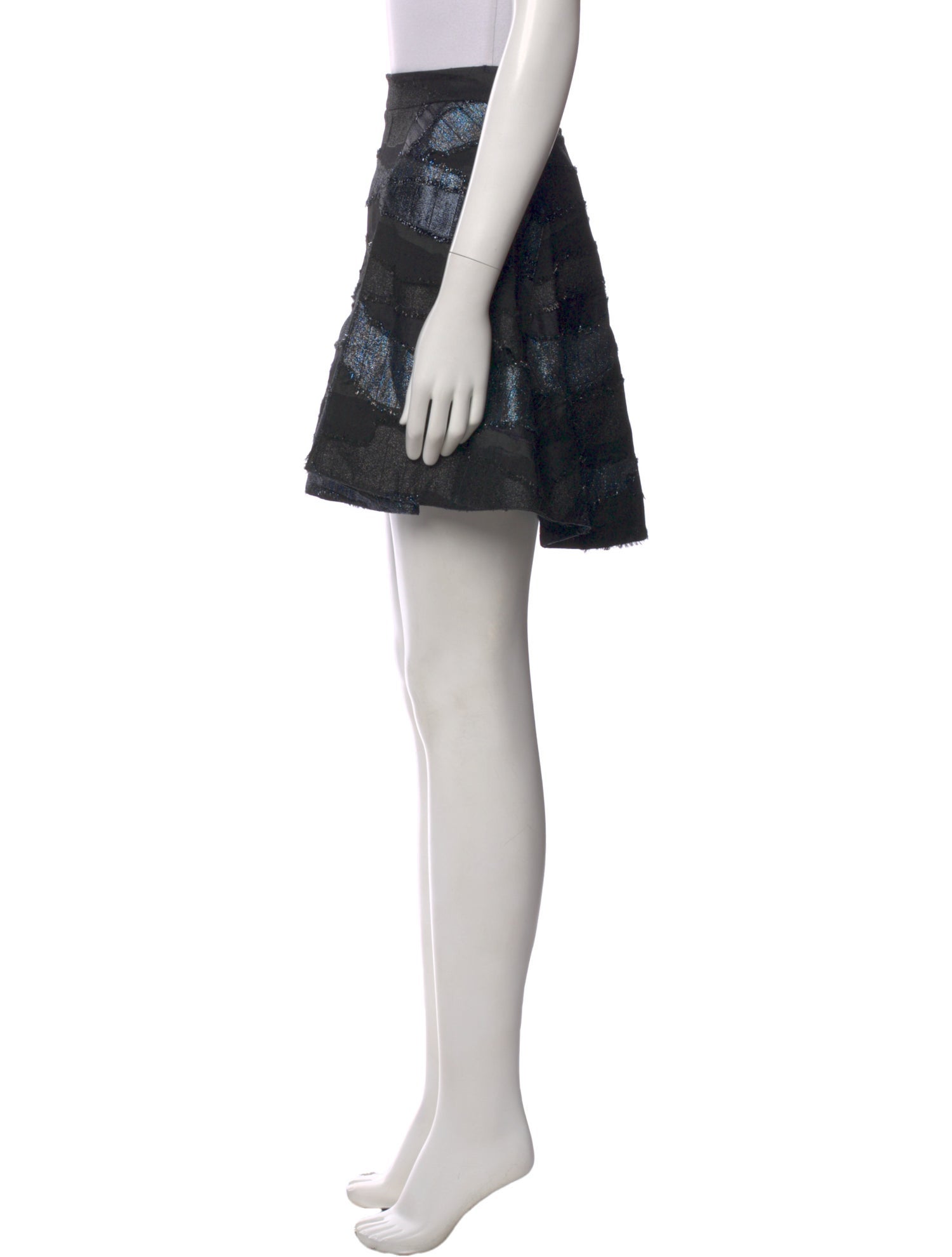 Christian Dior Fringe Trim Accent Mini Skirt