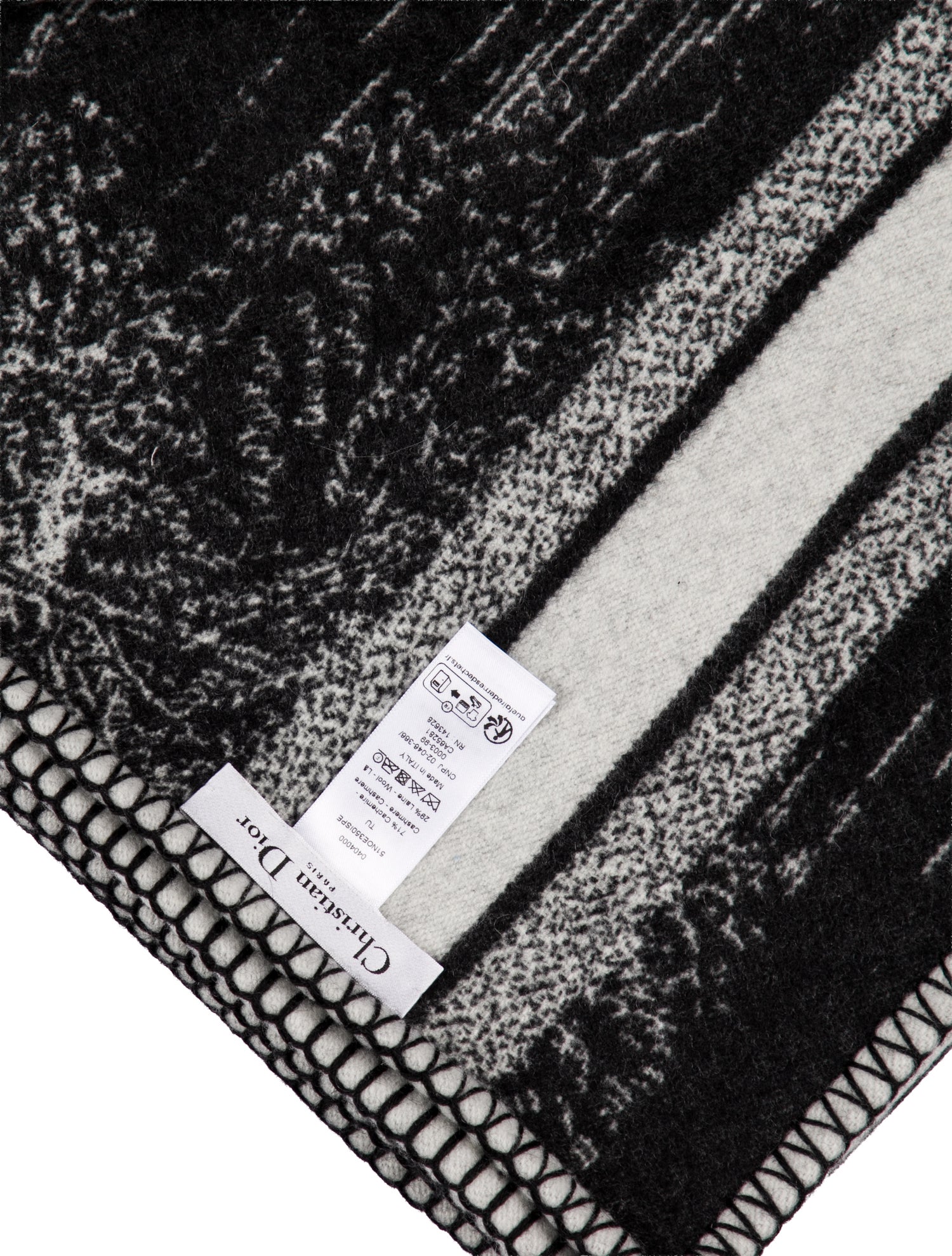 Christian Dior Toile de Jouy Scotland Throw Blanket