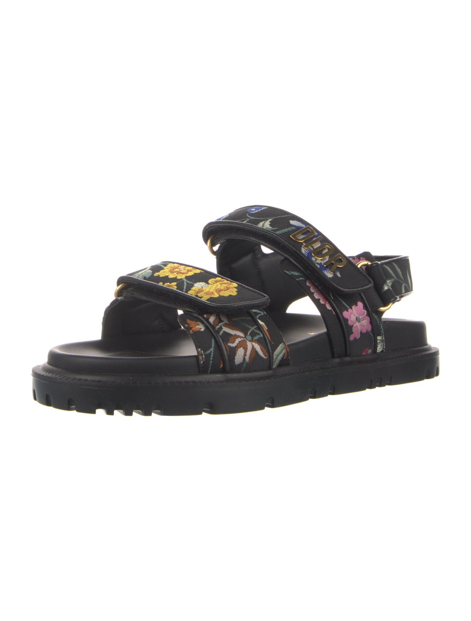 Christian Dior Floral Print Slides