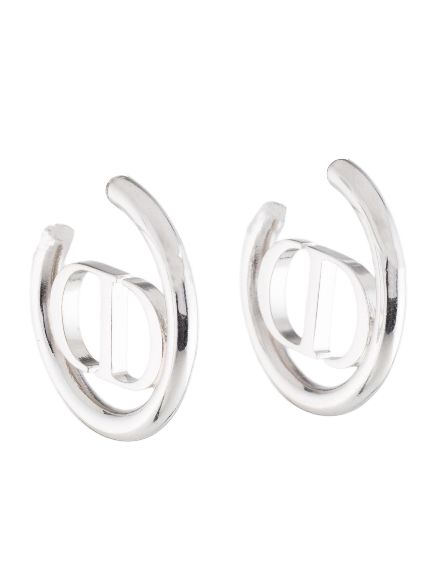 Christian Dior 30 Montaigne Hoop Earrings