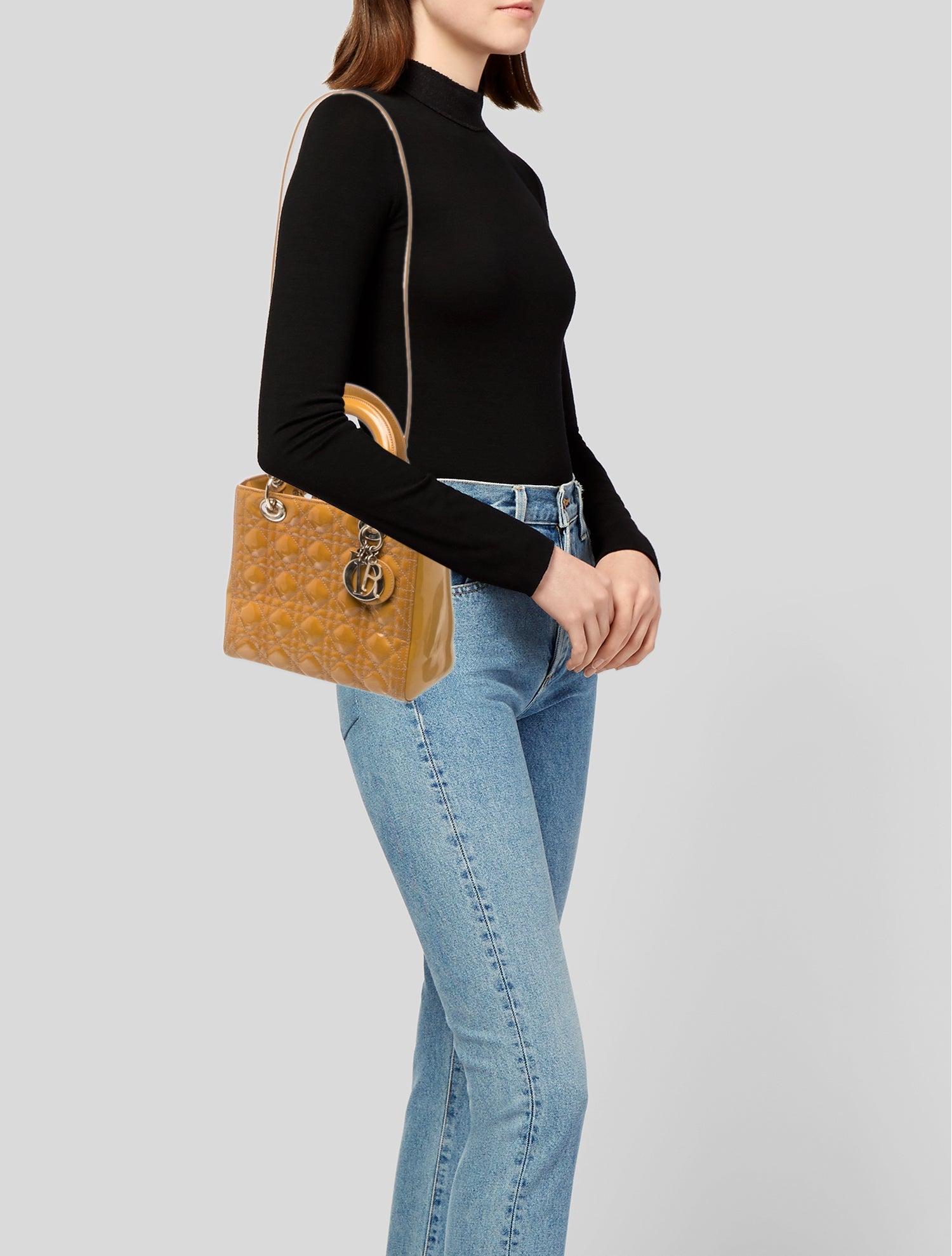 Christian Dior Cannage Top Handle Bag