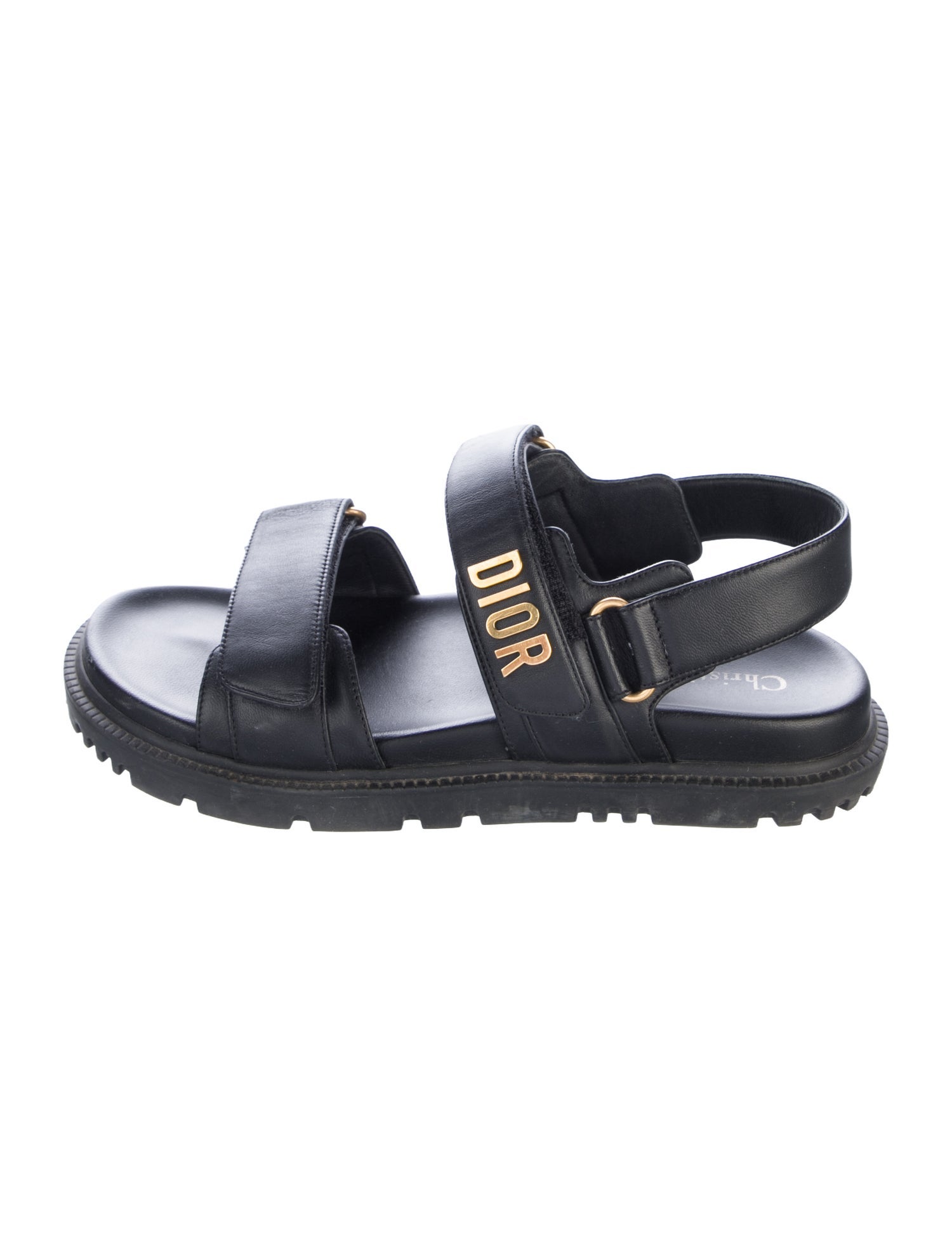 Christian Dior Leather Slingback Sandals