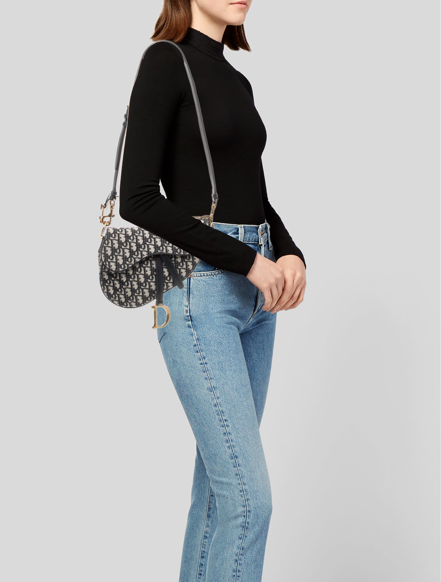 Christian Dior Oblique Jacquard Saddle