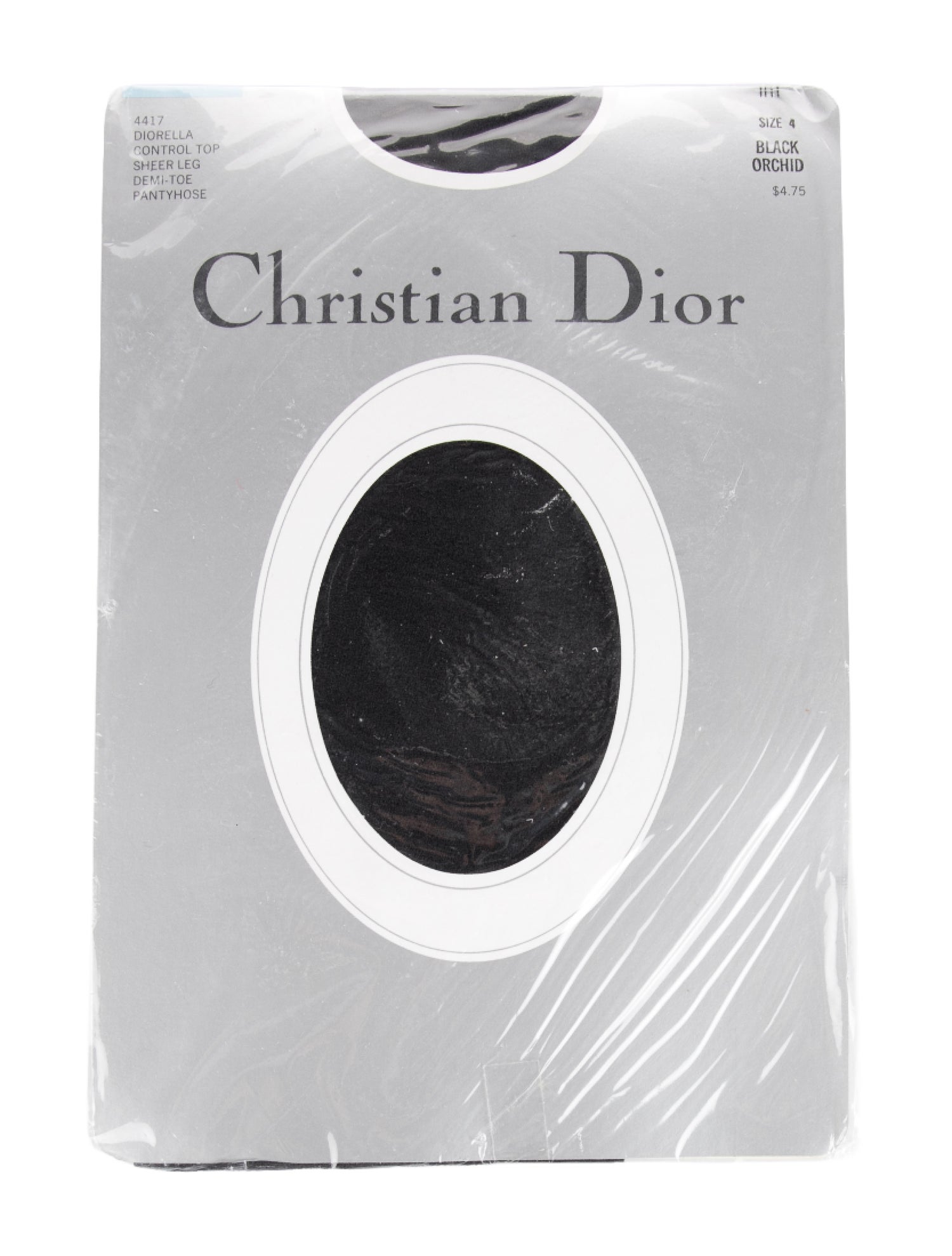 Christian Dior Solid Mesh Hosiery