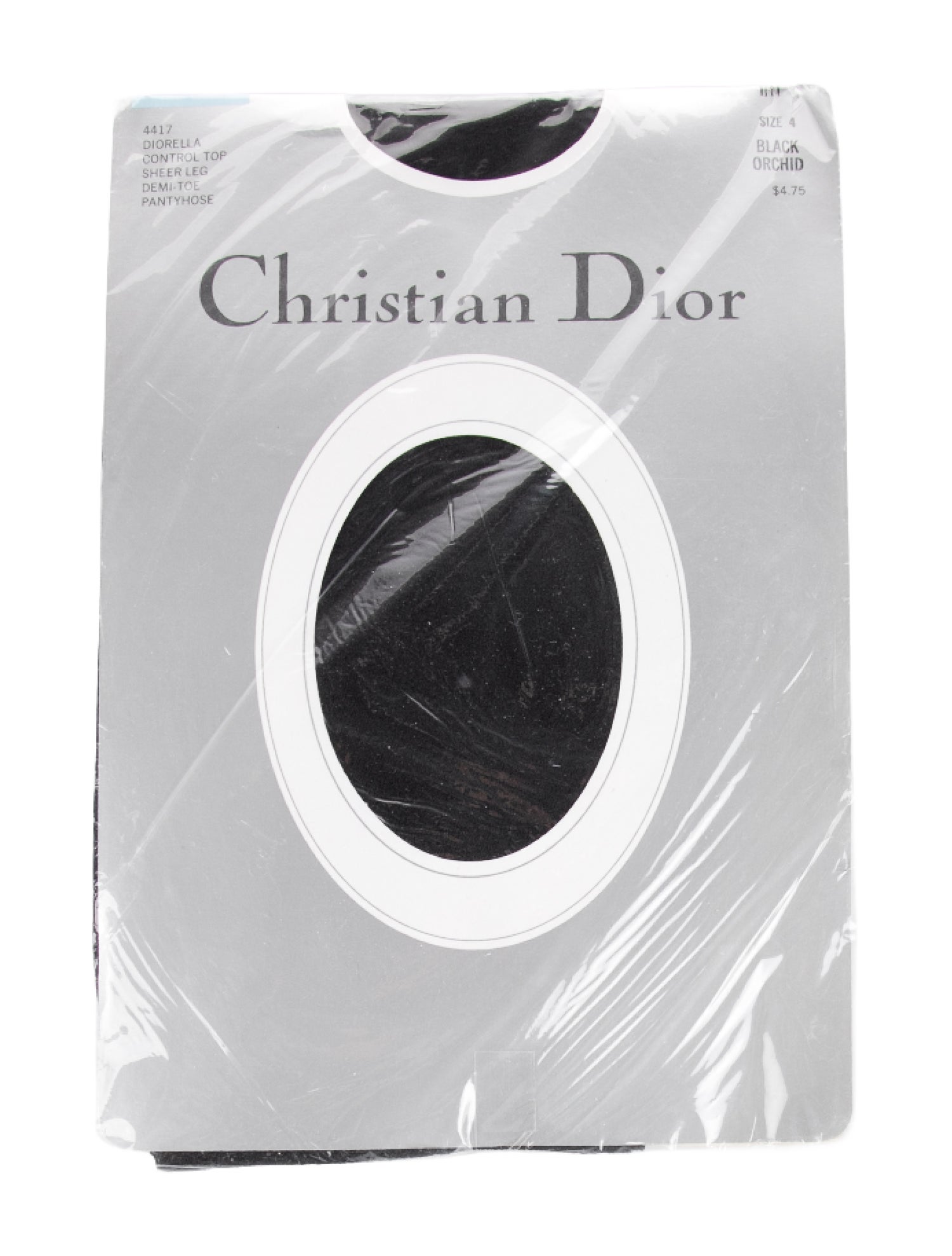 Christian Dior Solid Mesh Hosiery