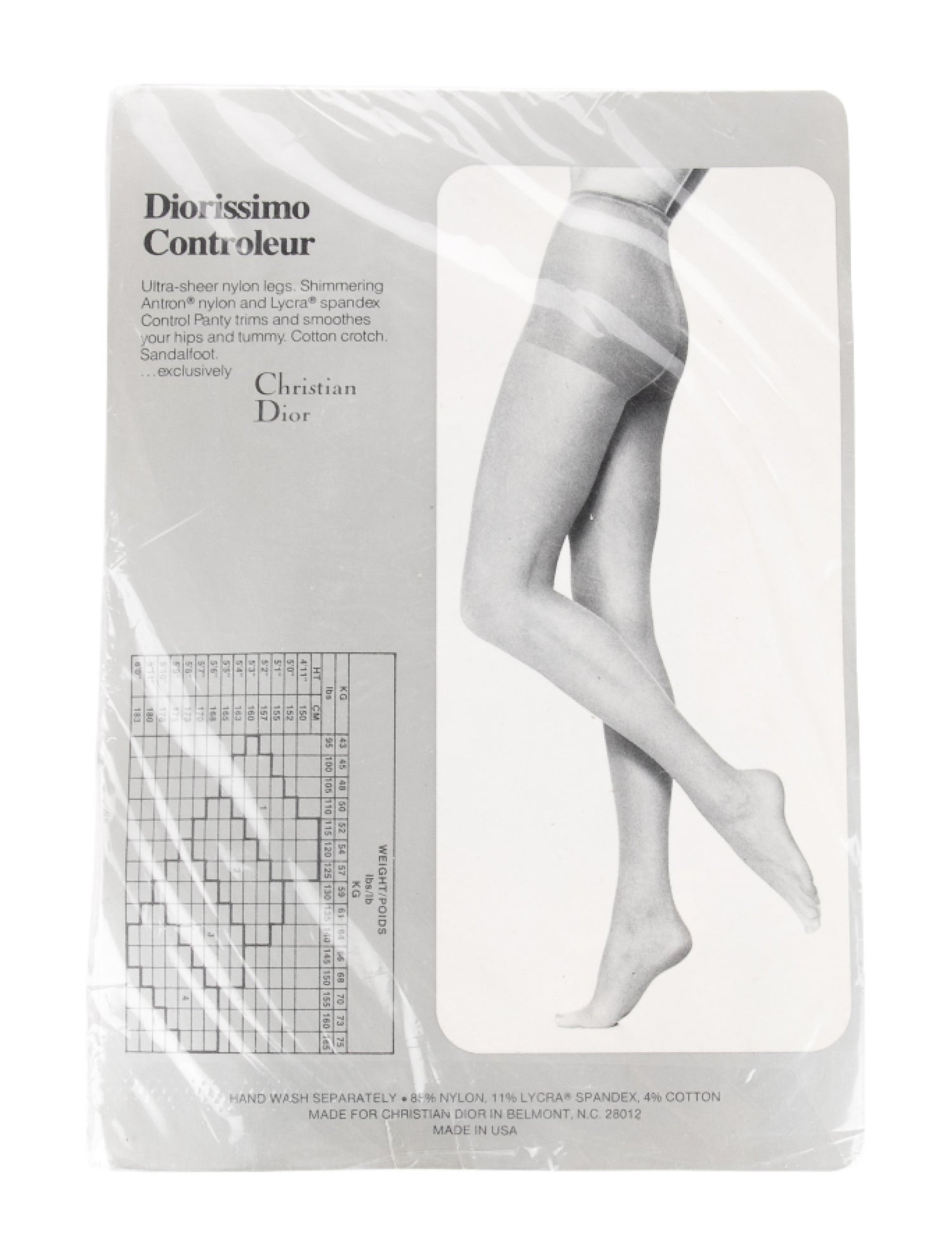 Christian Dior Diorissimo Pantyhose