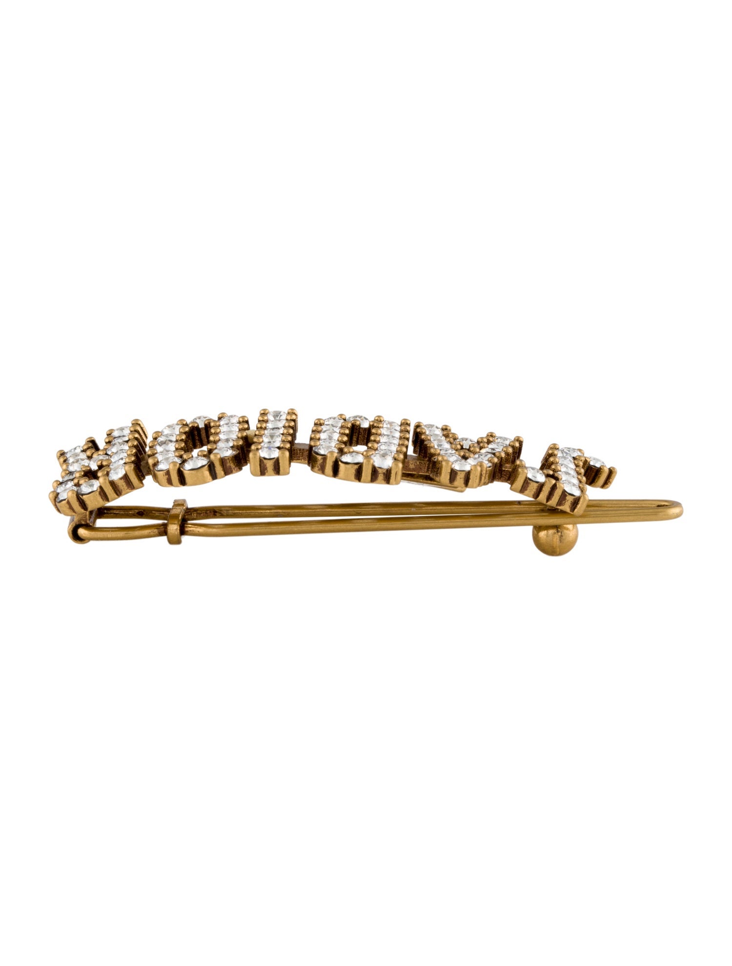 Christian Dior Gold Tone Hair Clip
