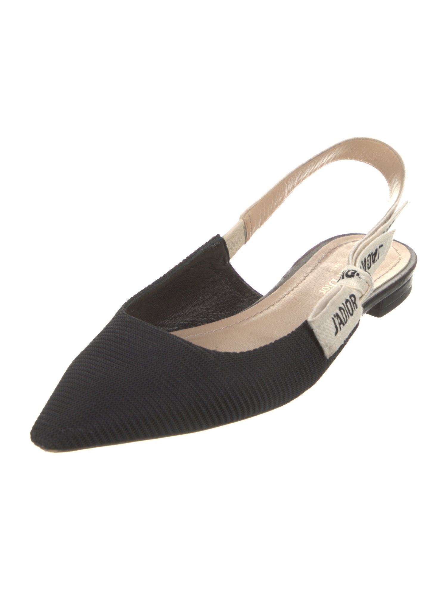 Christian Dior Printed Slingback Flats