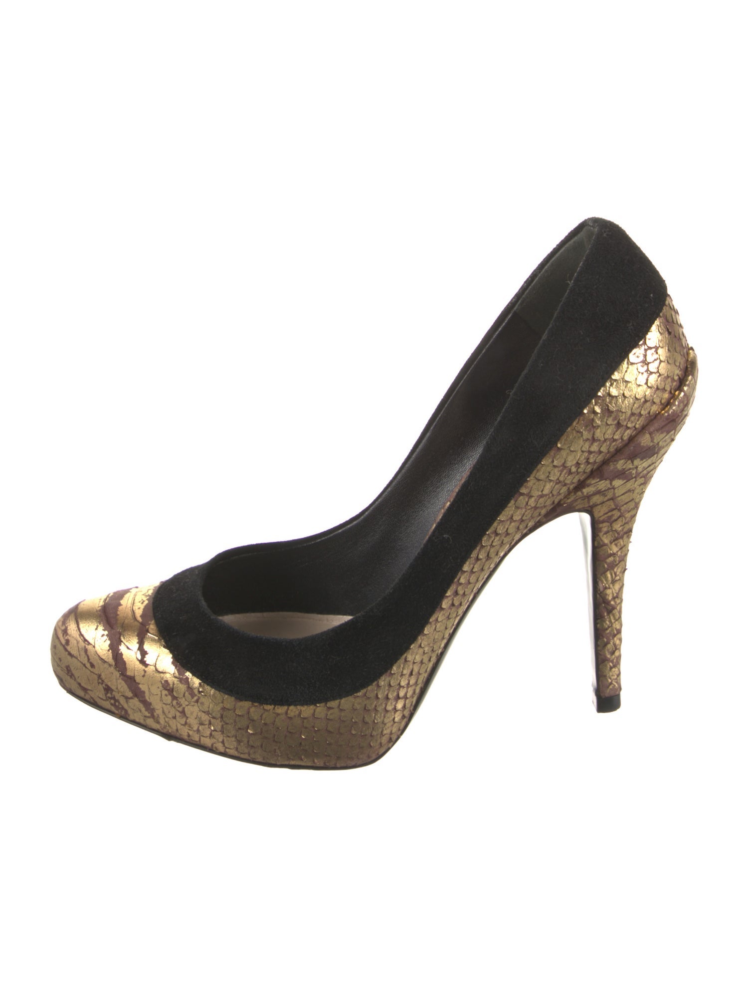 Christian Dior Snakeskin Animal Print Pumps