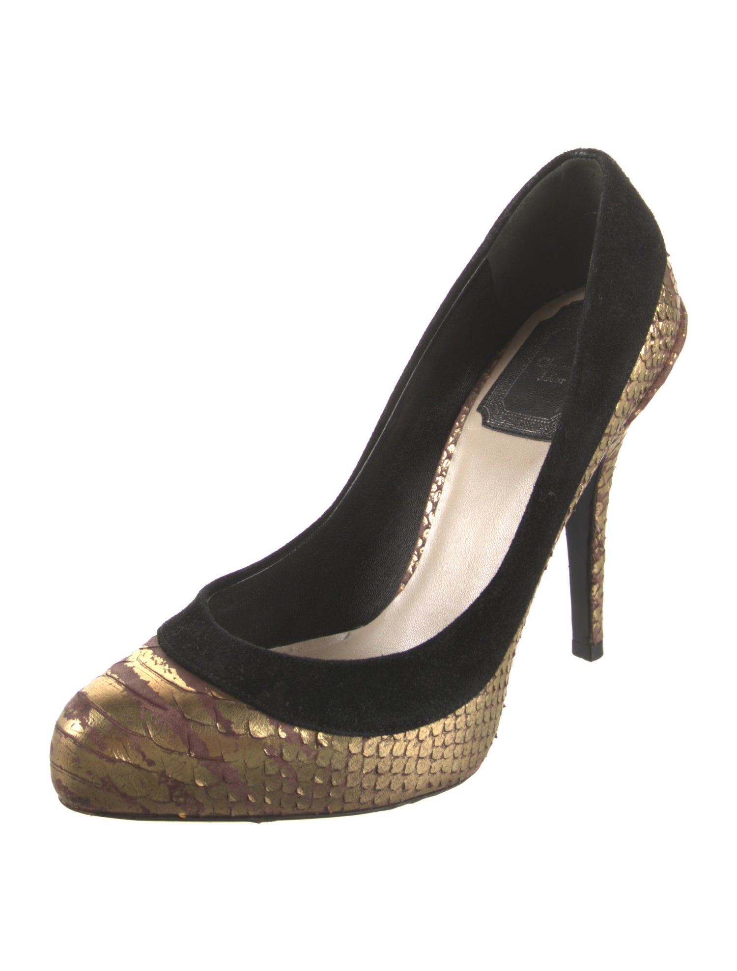 Christian Dior Snakeskin Animal Print Pumps
