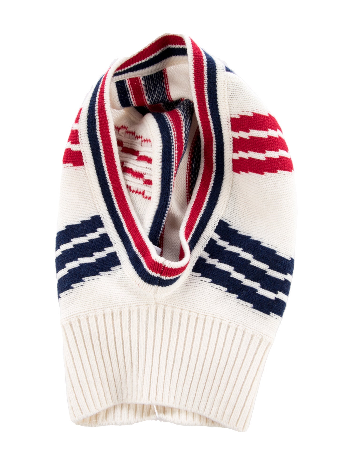 Christian Dior Pattern Print Wool Blend Winter Snood w/Tags