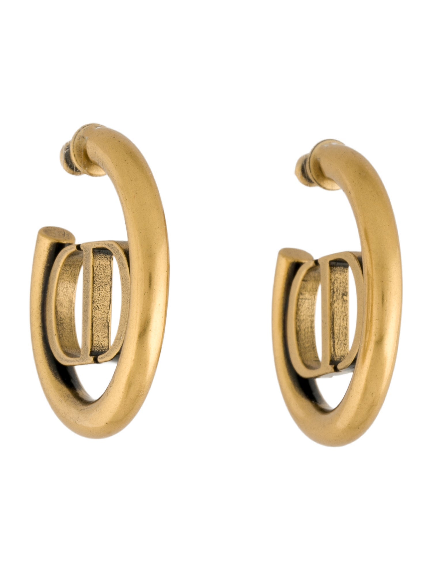 Christian Dior 30 Montaigne Hoop Earrings