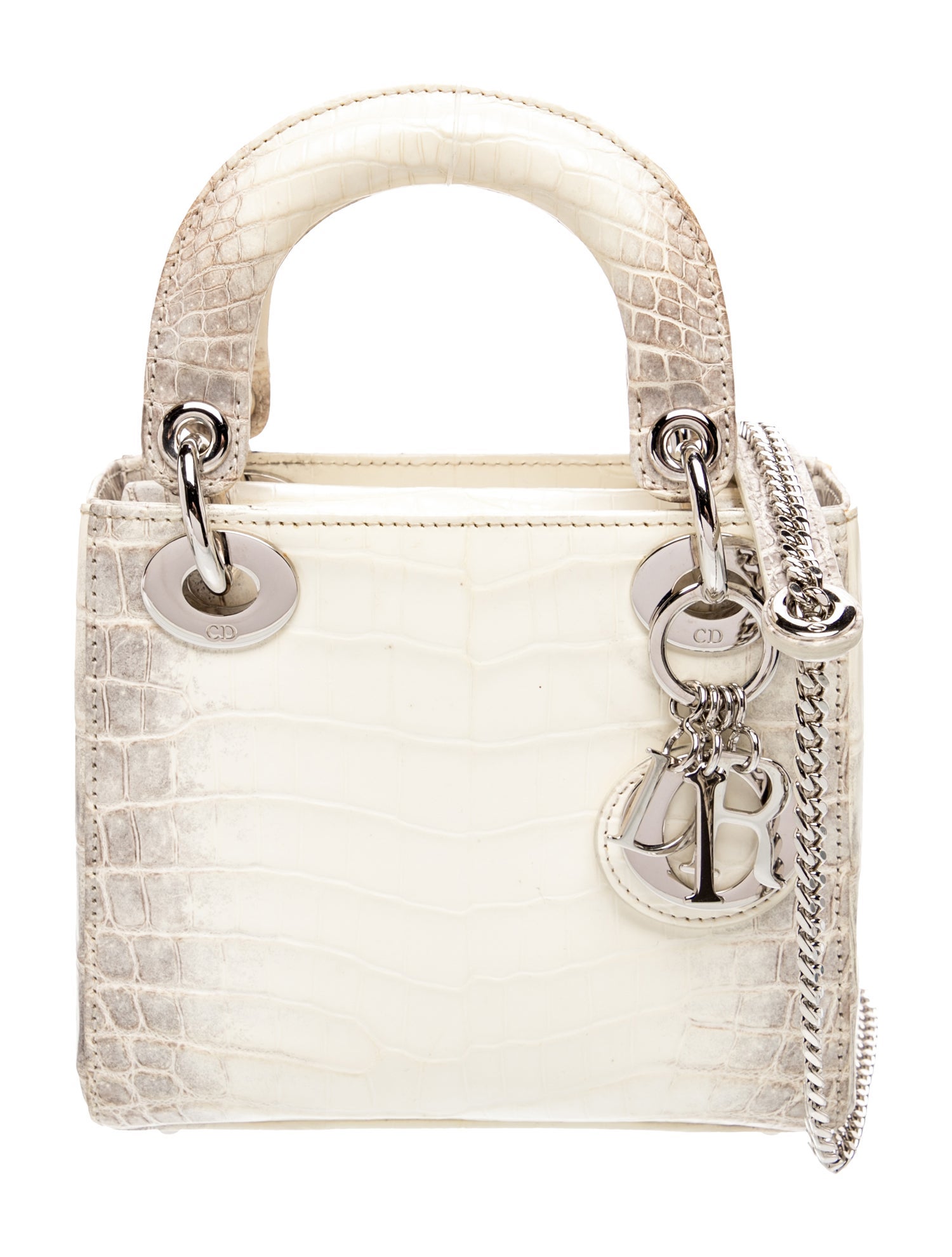 Christian Dior Crocodile Lady Dior Mini