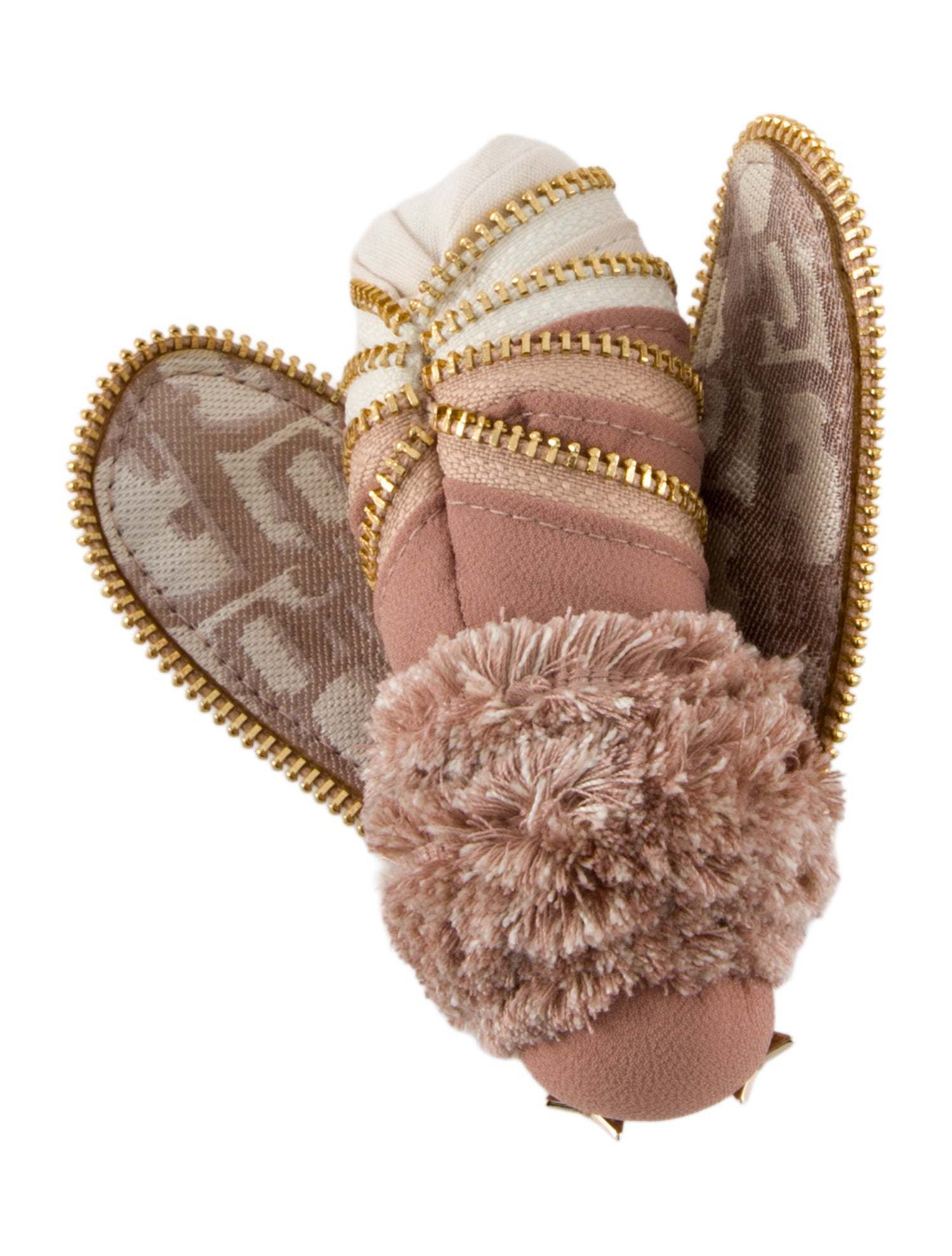 Christian Dior Canvas Bee Keychain with box