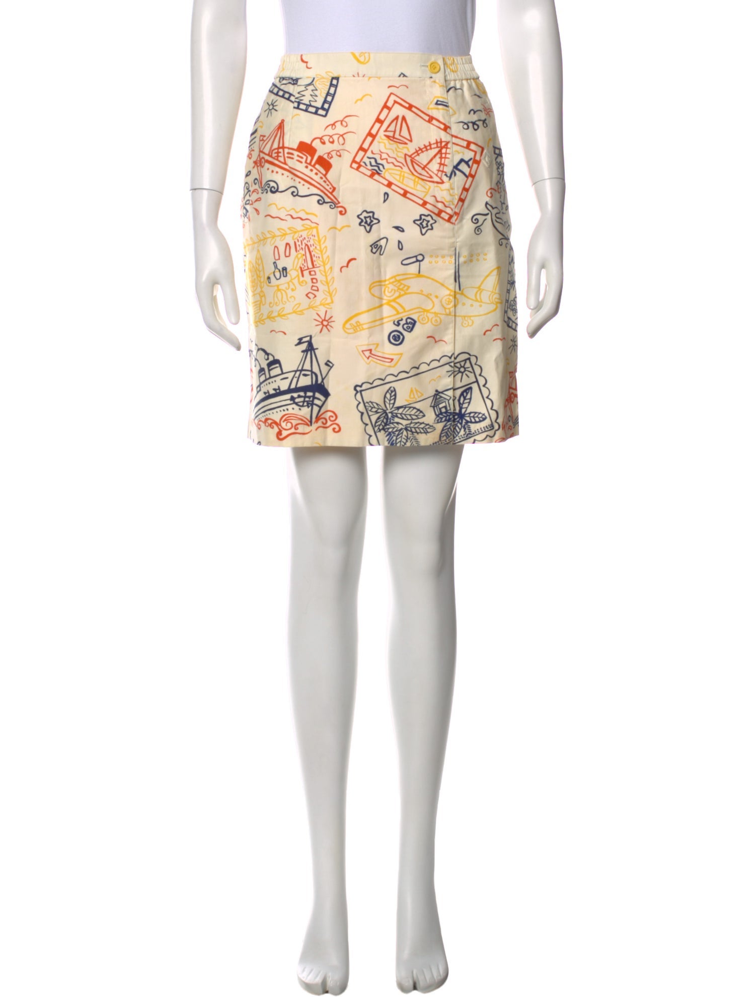 Christian Dior Printed Mini Skirt