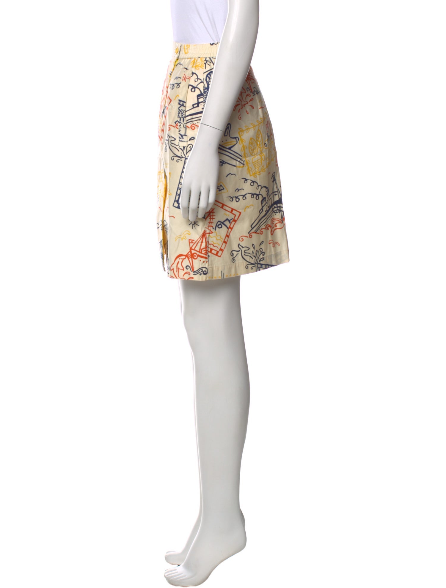 Christian Dior Printed Mini Skirt