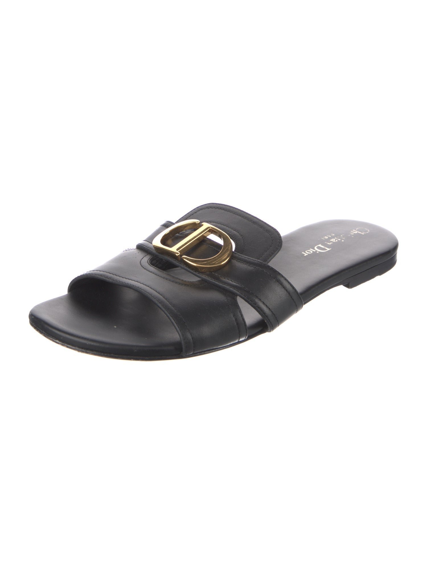 Christian Dior Leather Slides