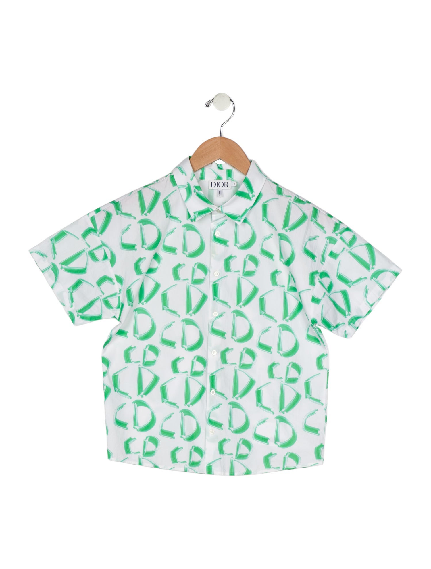 Christian Dior Printed Button-Up Shirt