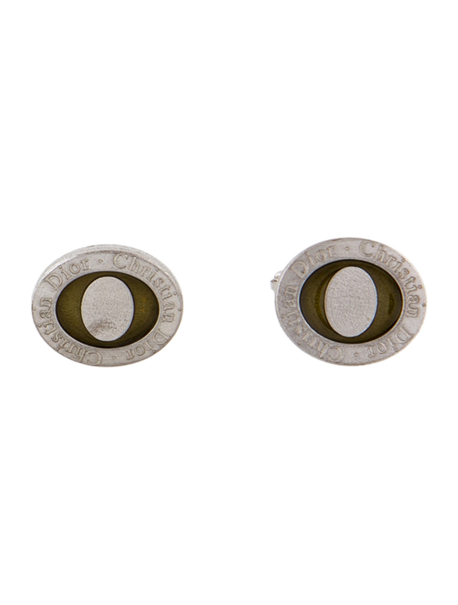 Christian Dior Vintage Resin Cufflinks
