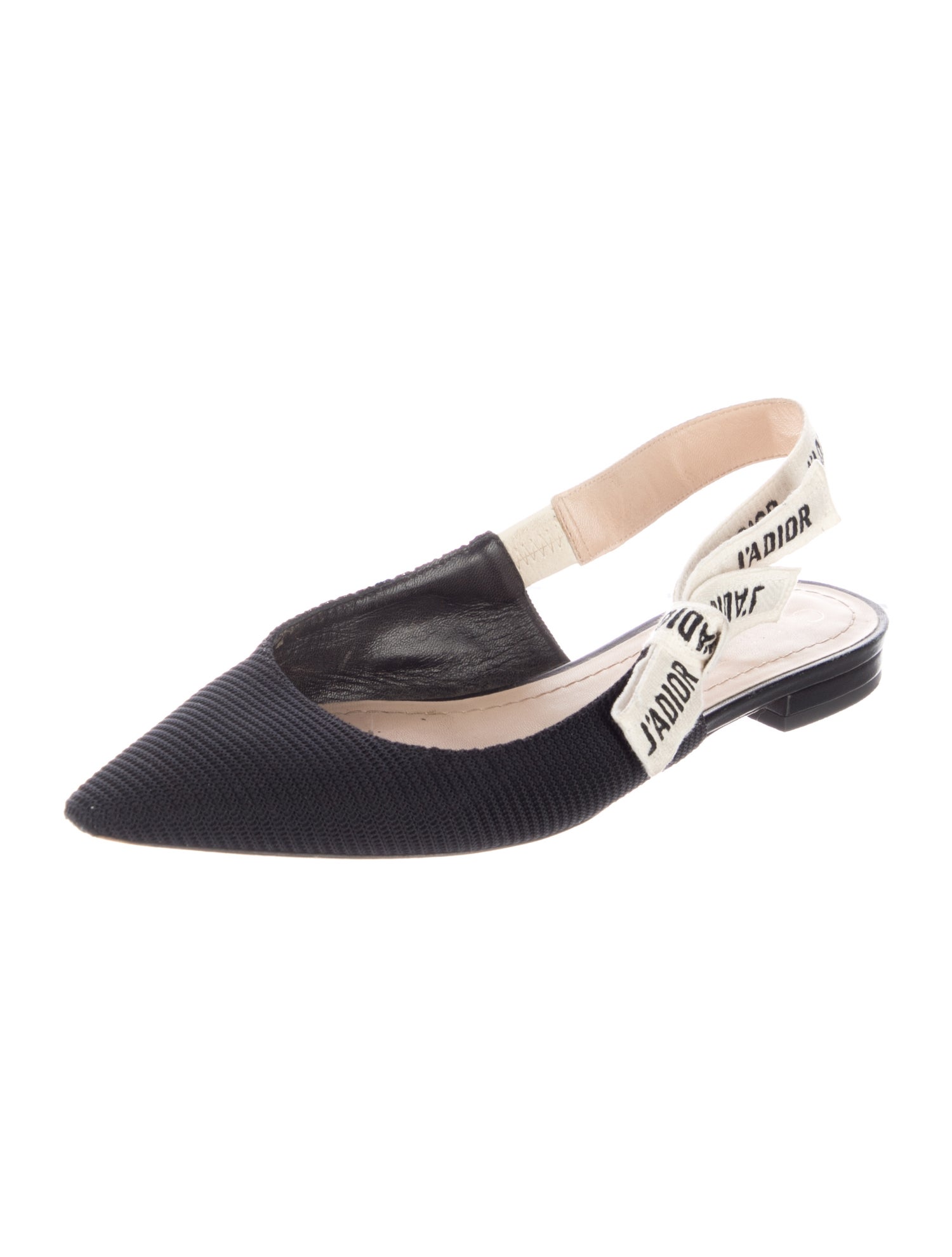 Christian Dior Printed Slingback Flats