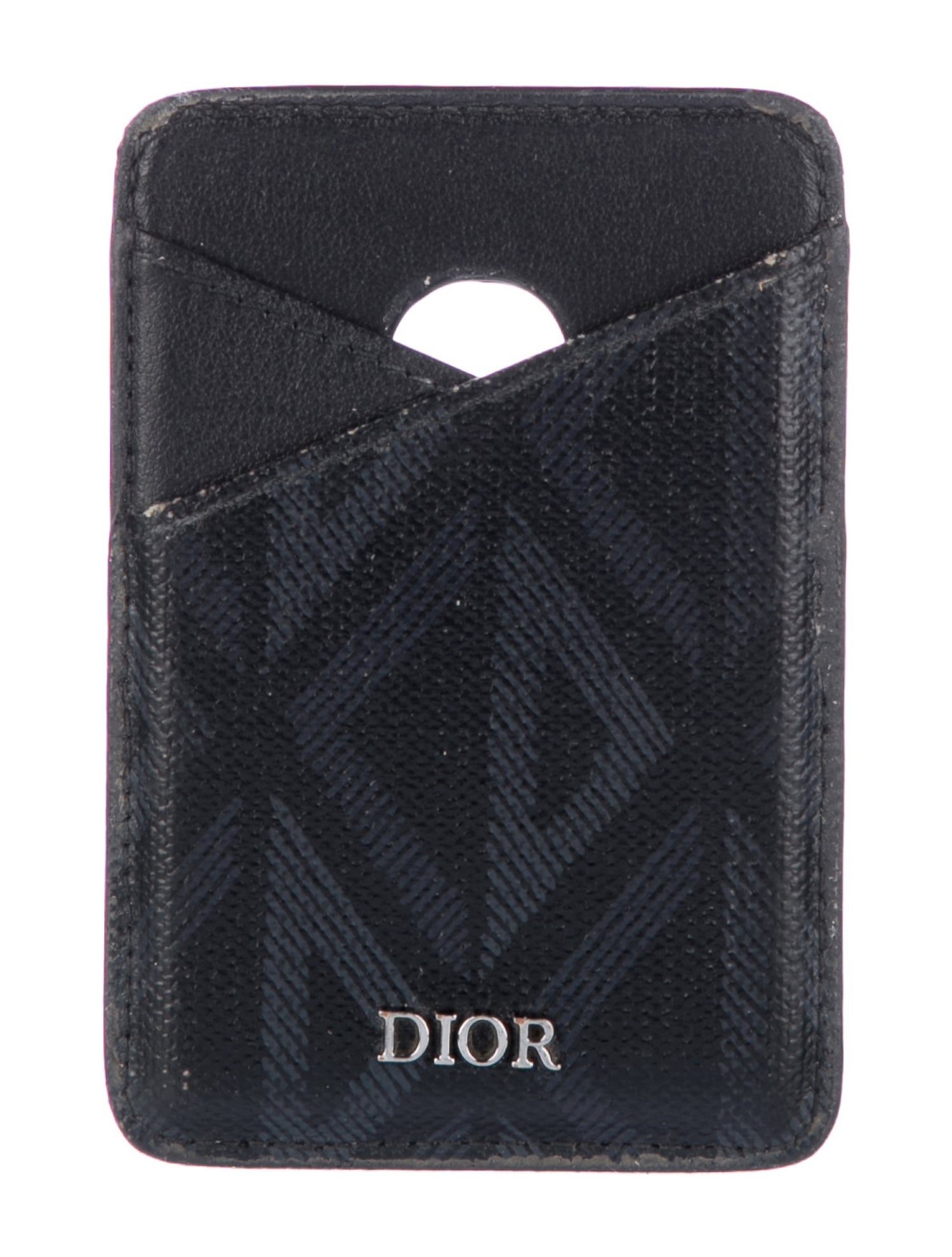 DIOR MEN Diamond Magnetic Card Holder