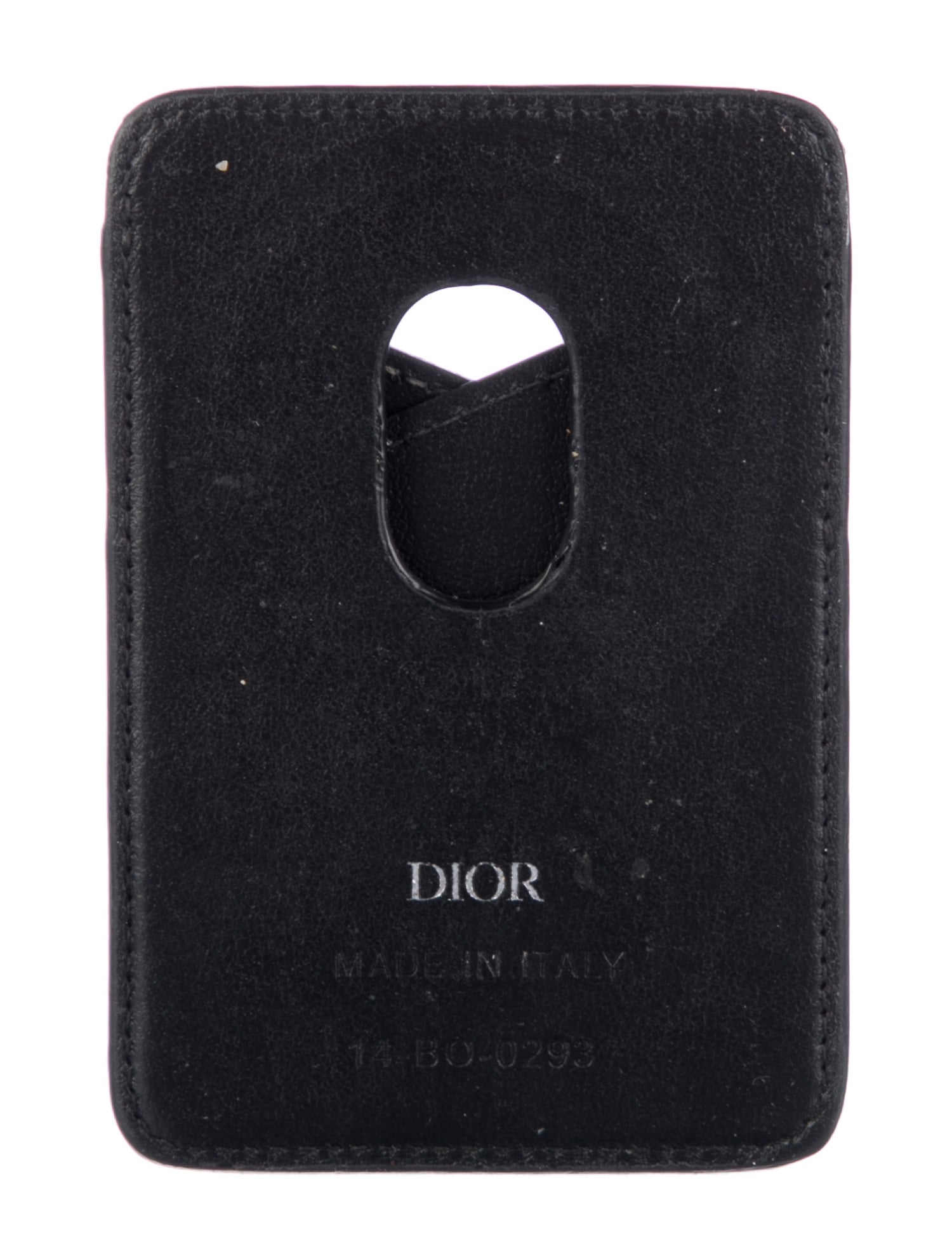 DIOR MEN Diamond Magnetic Card Holder