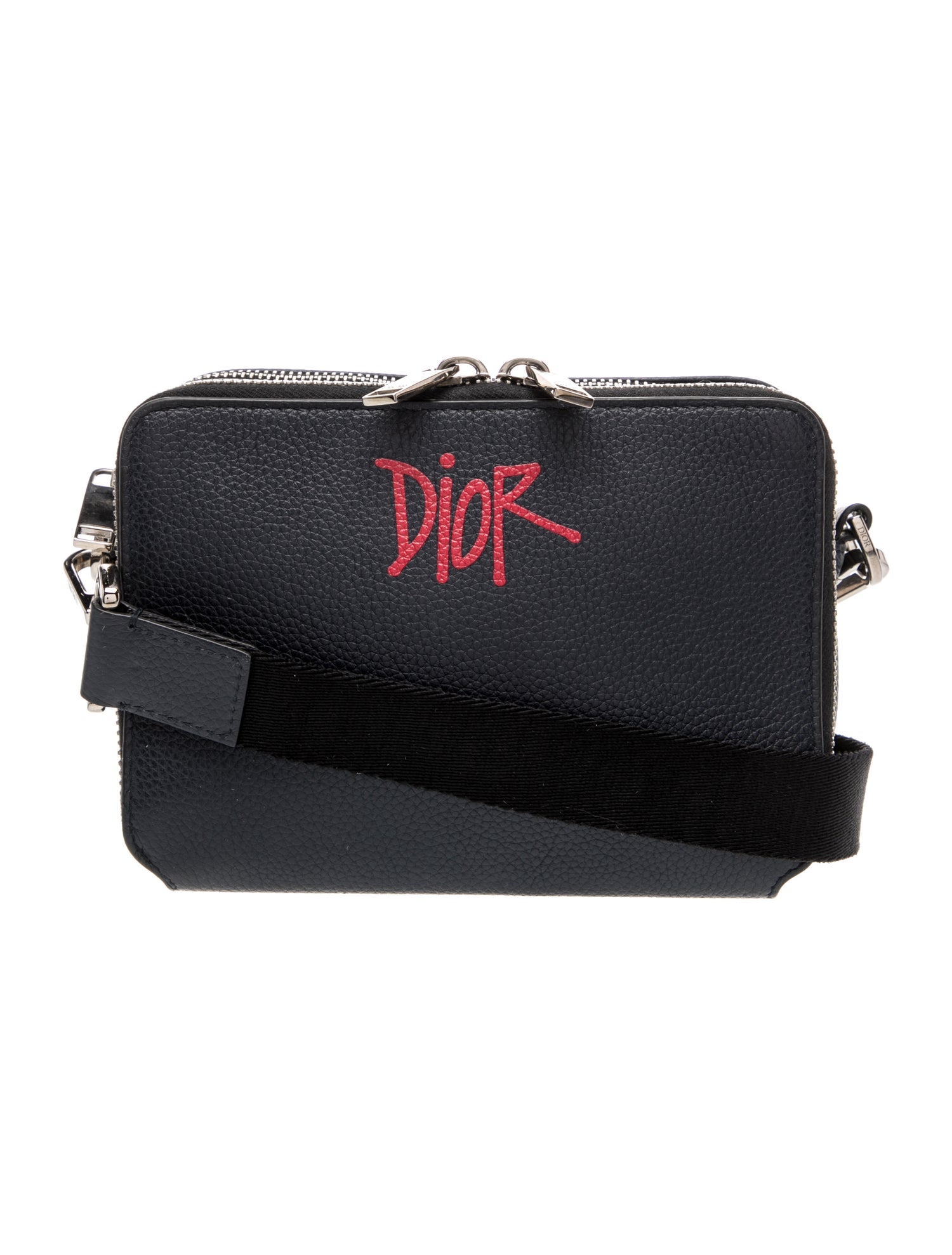 DIOR MEN Leather Crossbody Bag