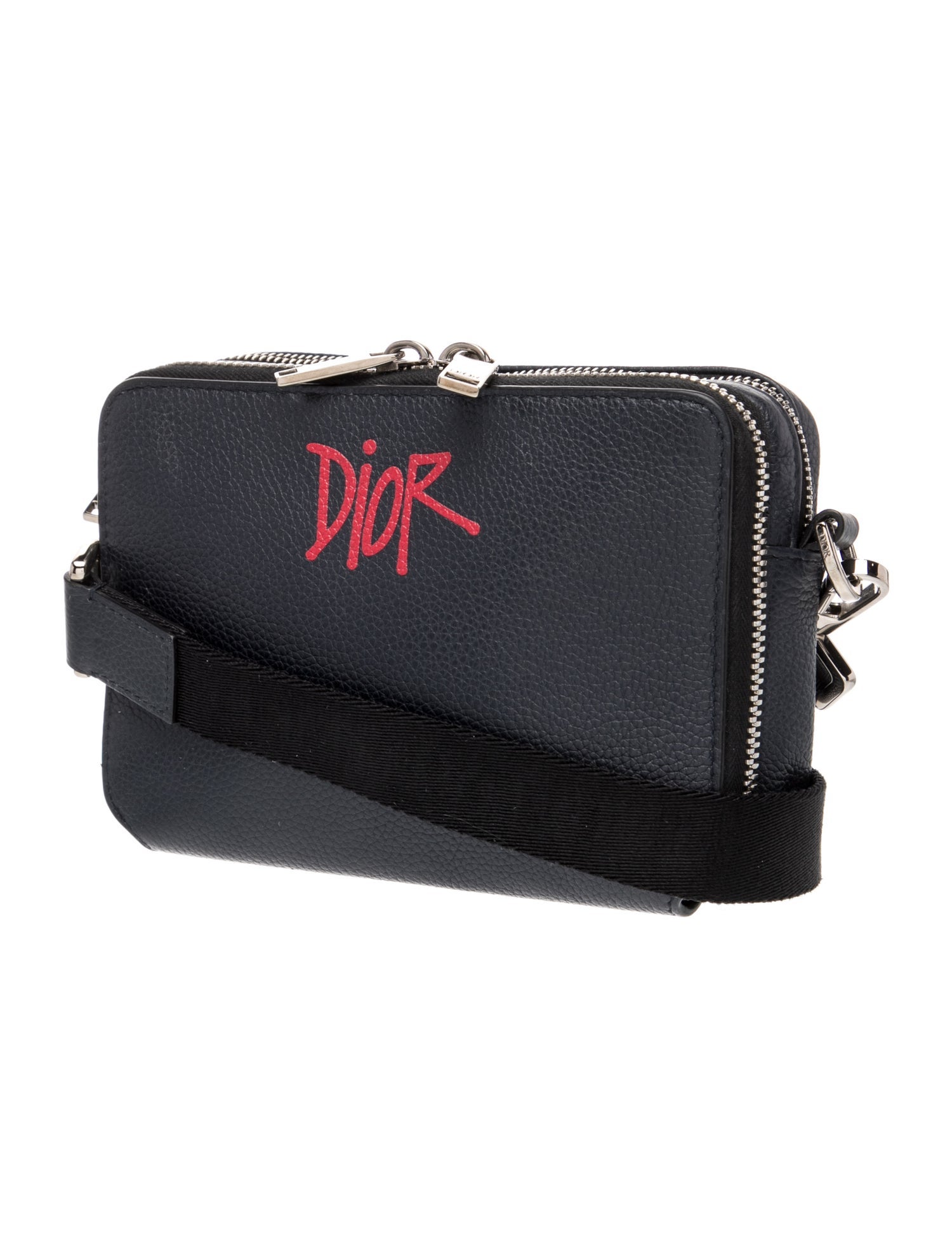 DIOR MEN Leather Crossbody Bag