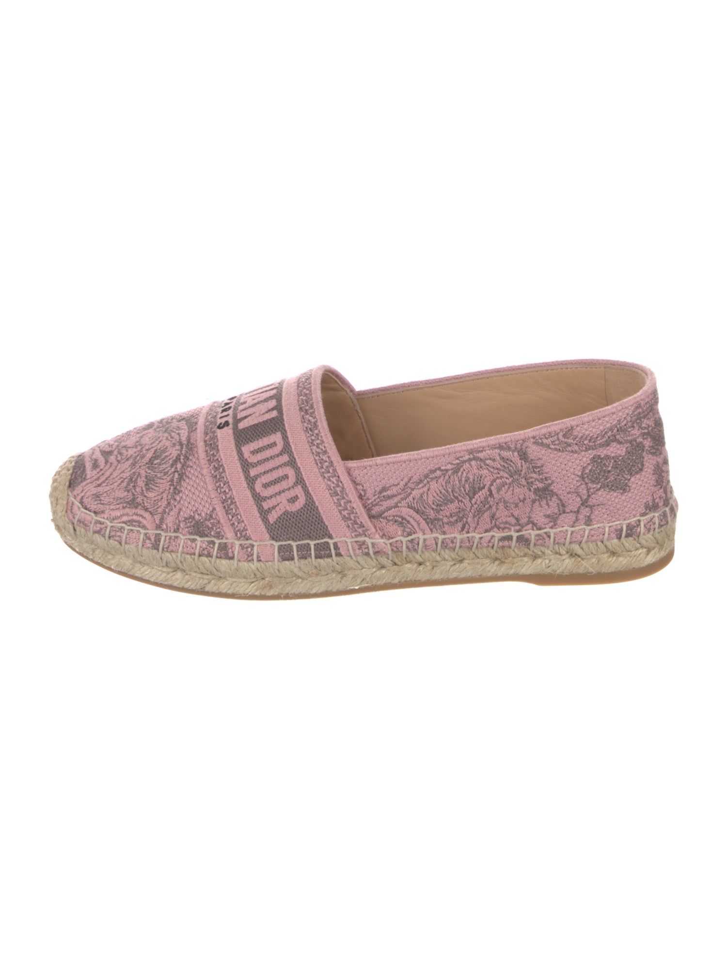 Christian Dior Canvas Patterned Espadrilles