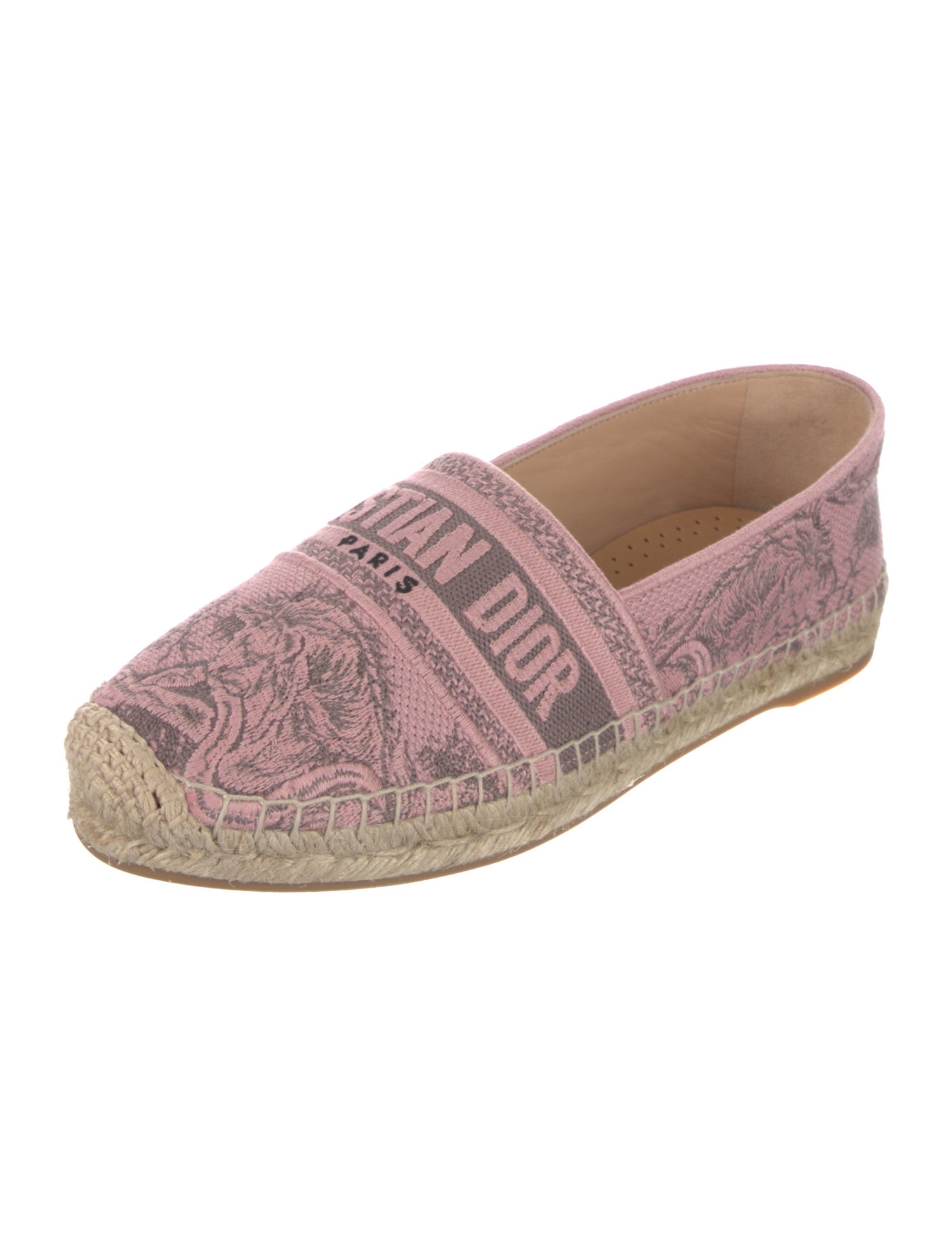Christian Dior Canvas Patterned Espadrilles