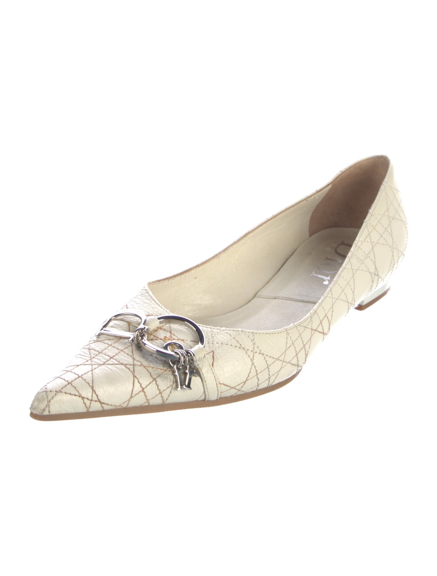 Christian Dior Leather Ballet Flats