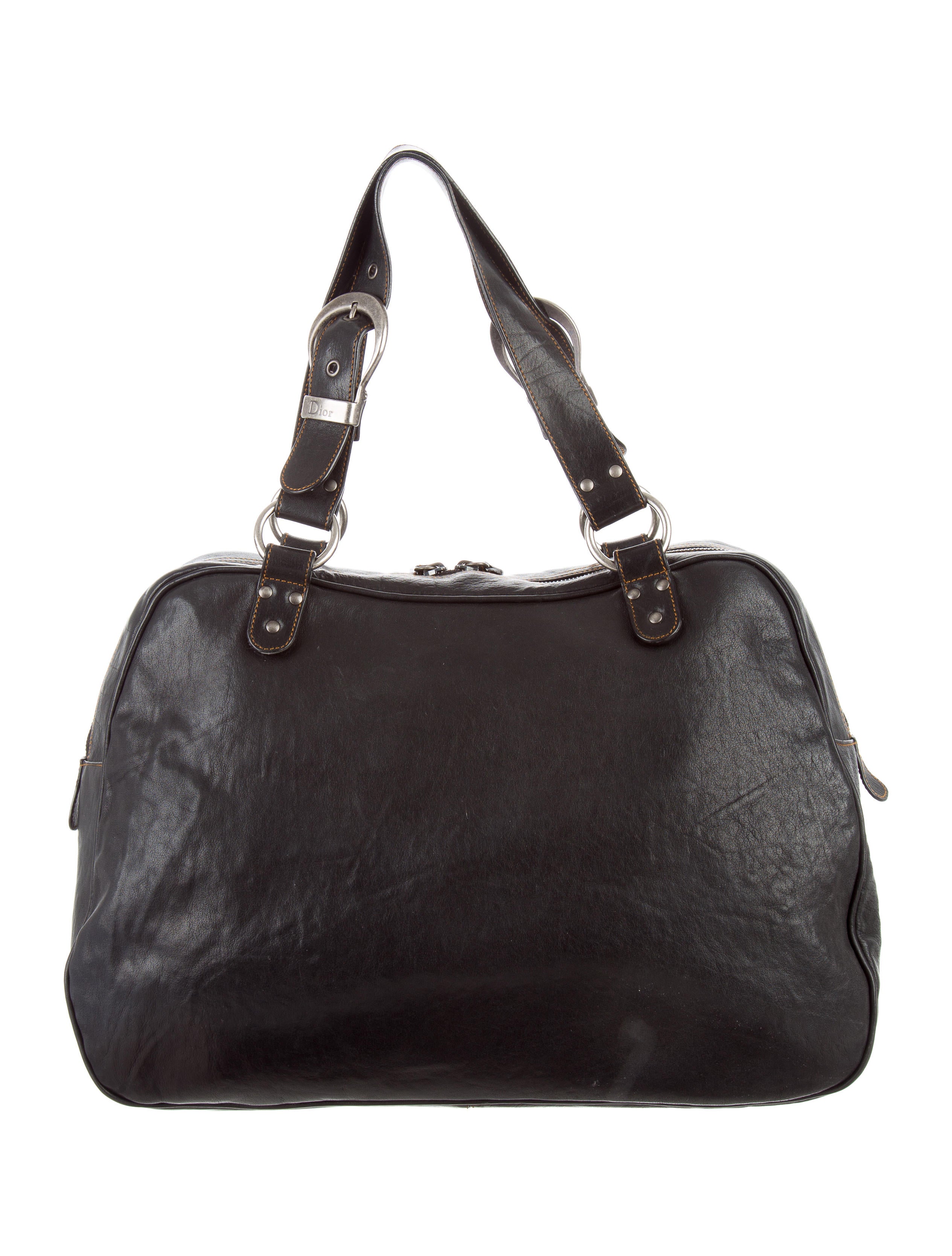 Christian Dior Leather Gaucho Bag Handbags CHR58216 The RealReal