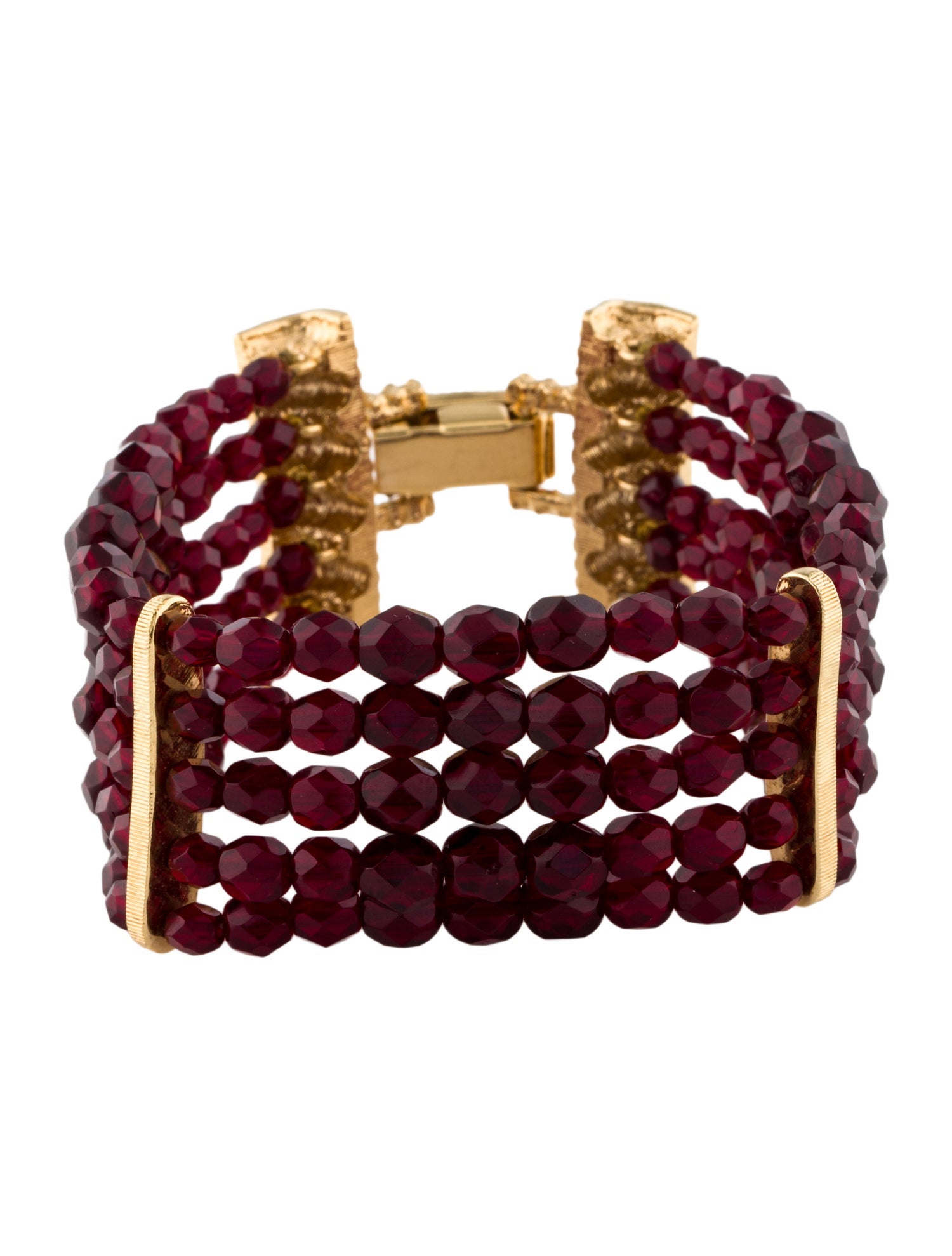 Christian Dior Vintage John Galliano Maasai Beaded Multistrand Bracelet