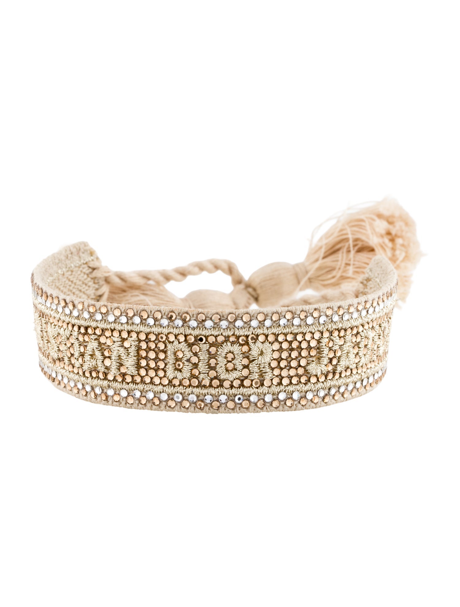 Christian Dior Crystal Friendship Bracelet