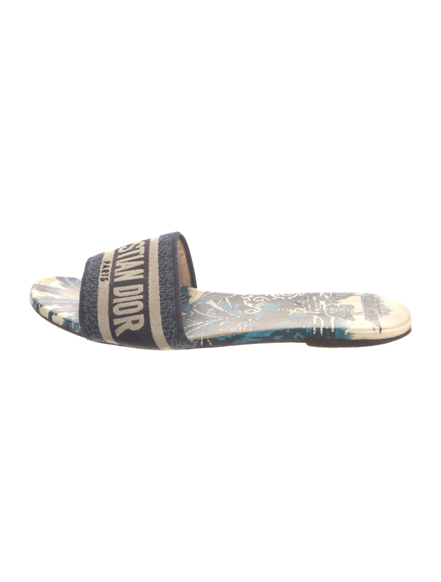 Christian Dior Dway Printed Slides