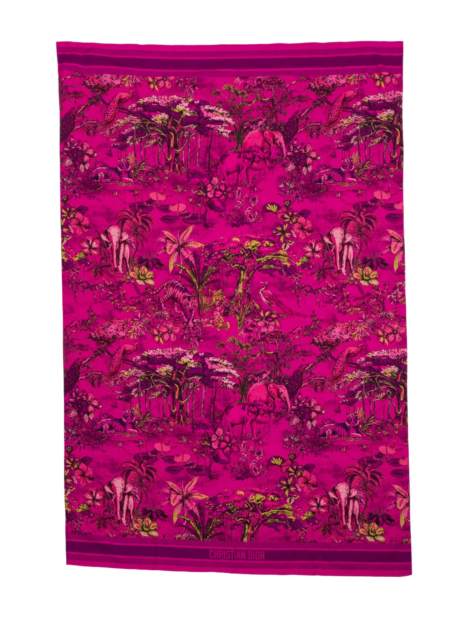 Christian Dior Toile De Jouy Beach Throw