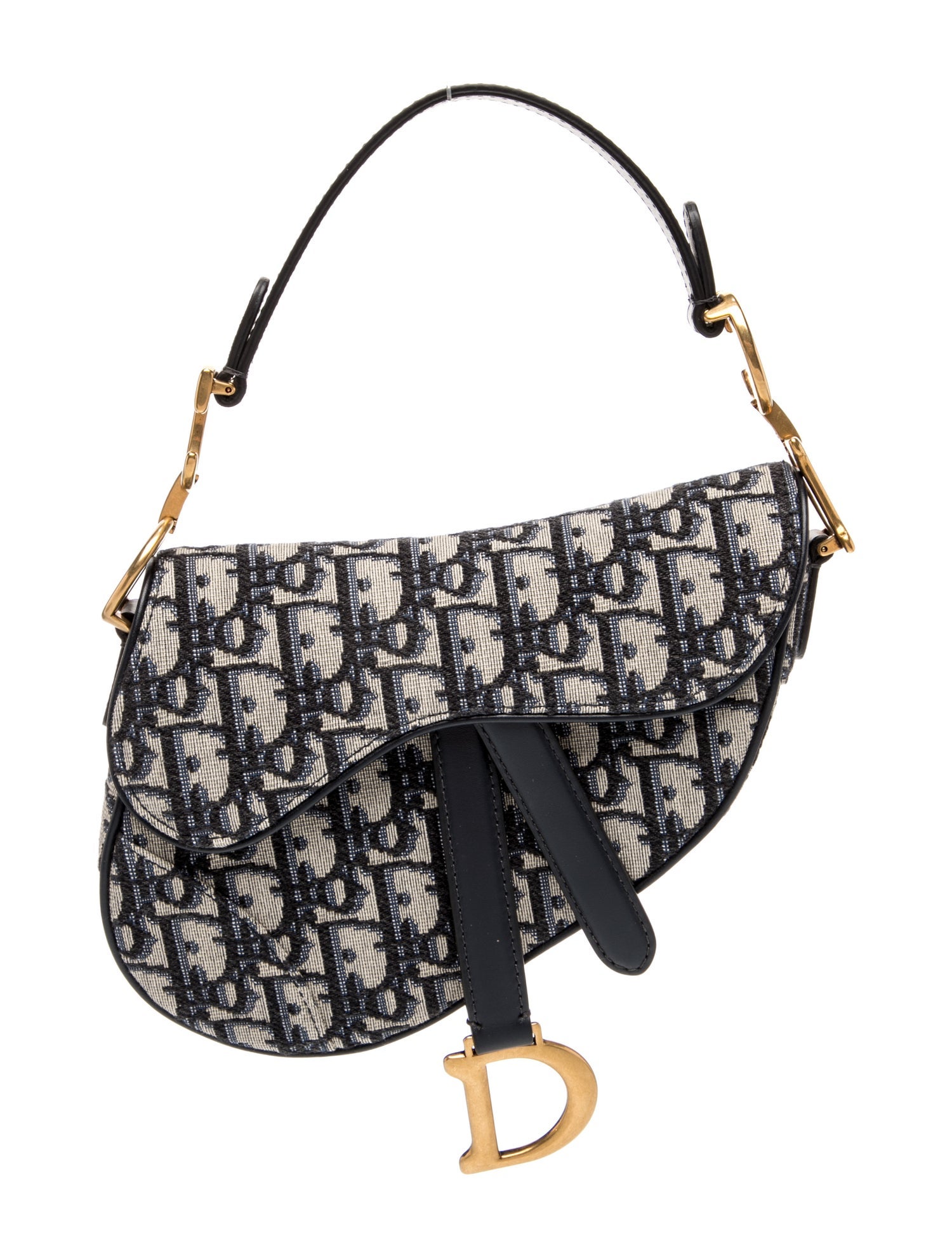 Christian Dior Oblique Jacquard Oblique Saddle Mini