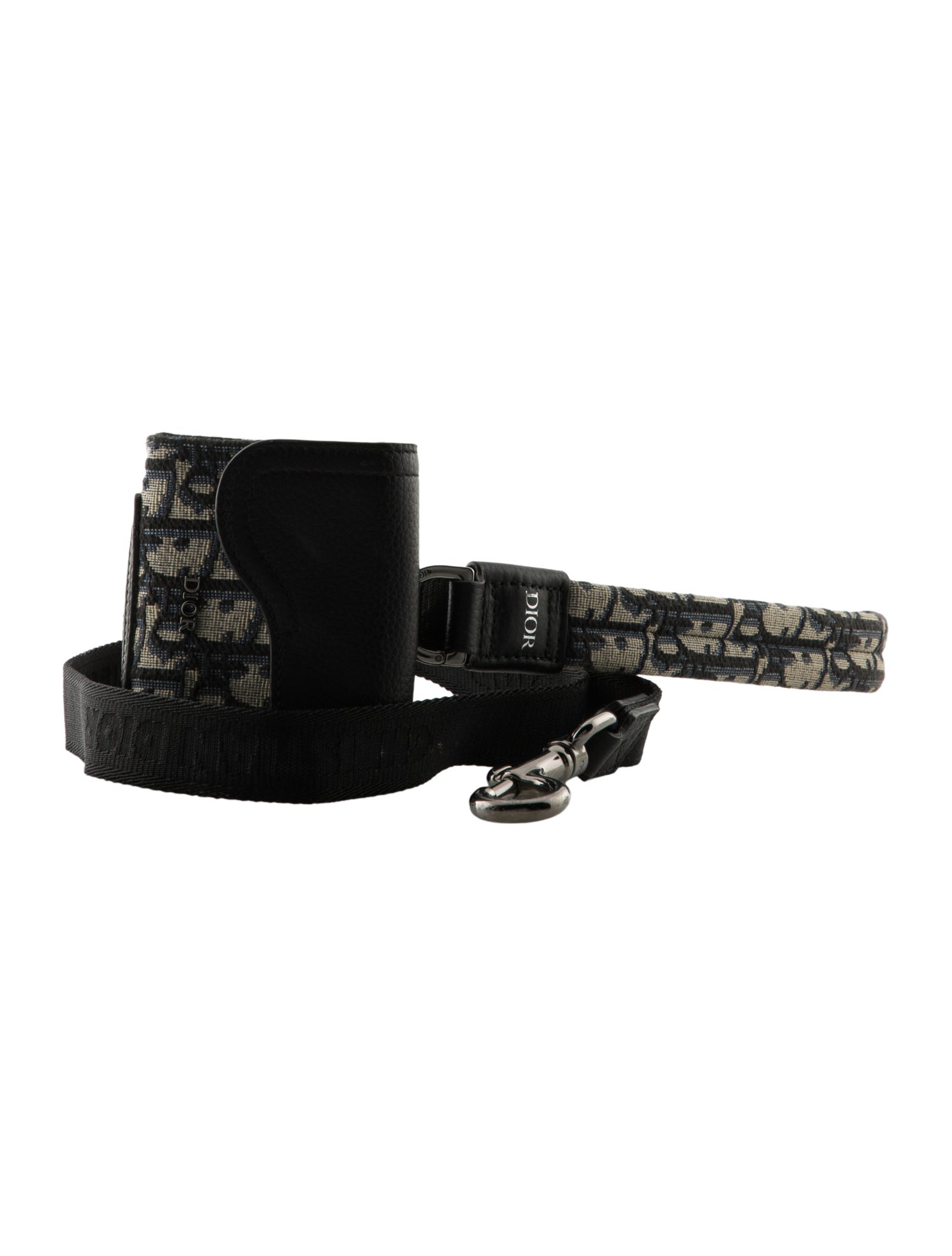 Christian Dior Oblique Jacquard Dog Leash