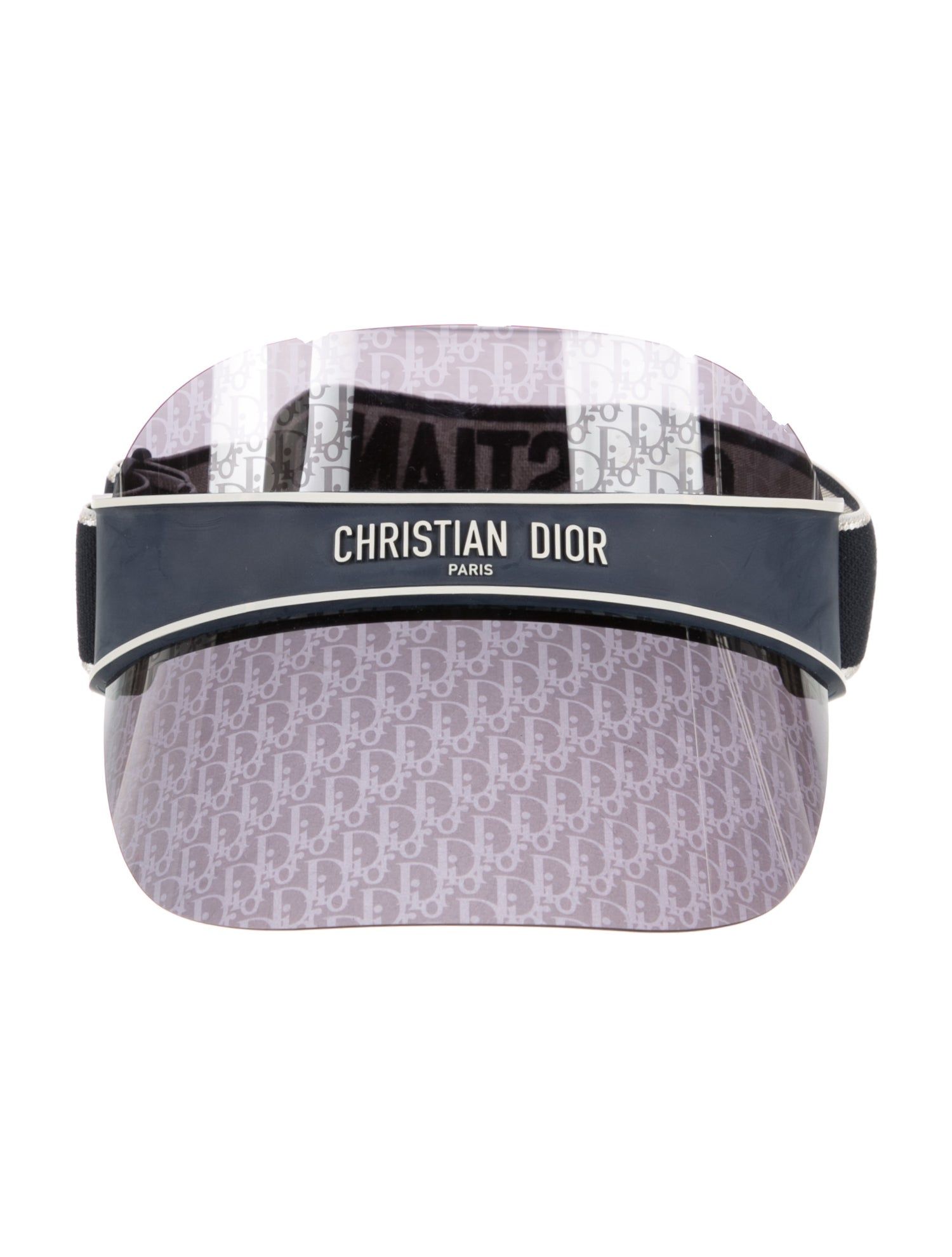 Christian Dior Logo Visor - Blue Hats, Accessories  display picture 2