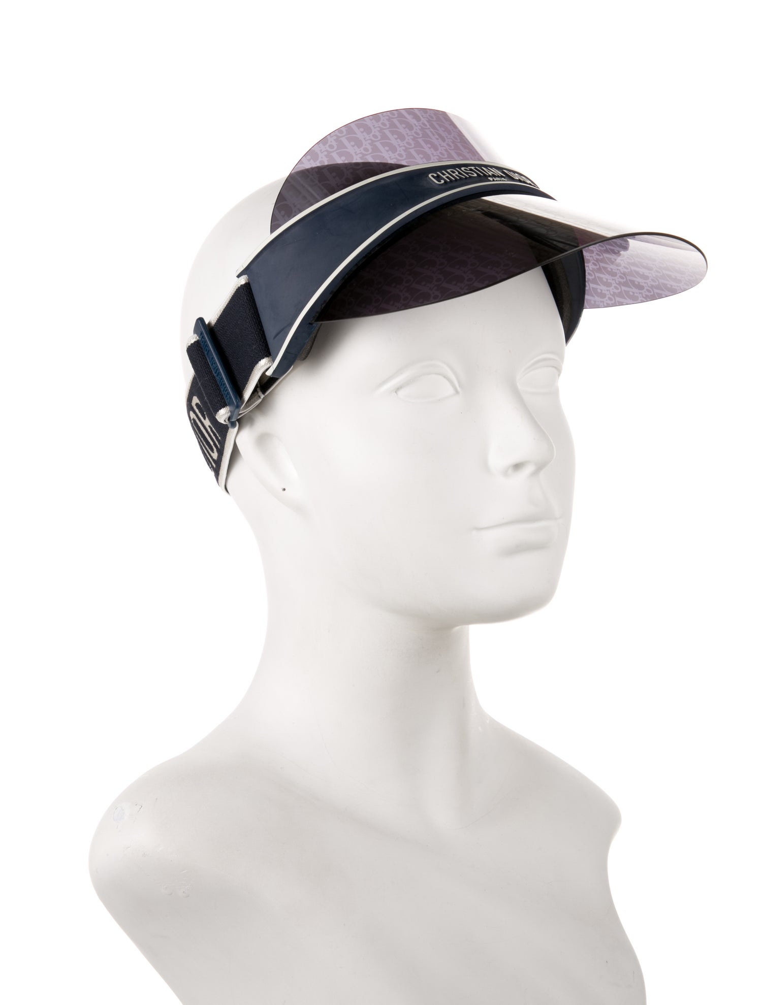 Christian Dior Logo Visor - Blue Hats, Accessories  display picture 3