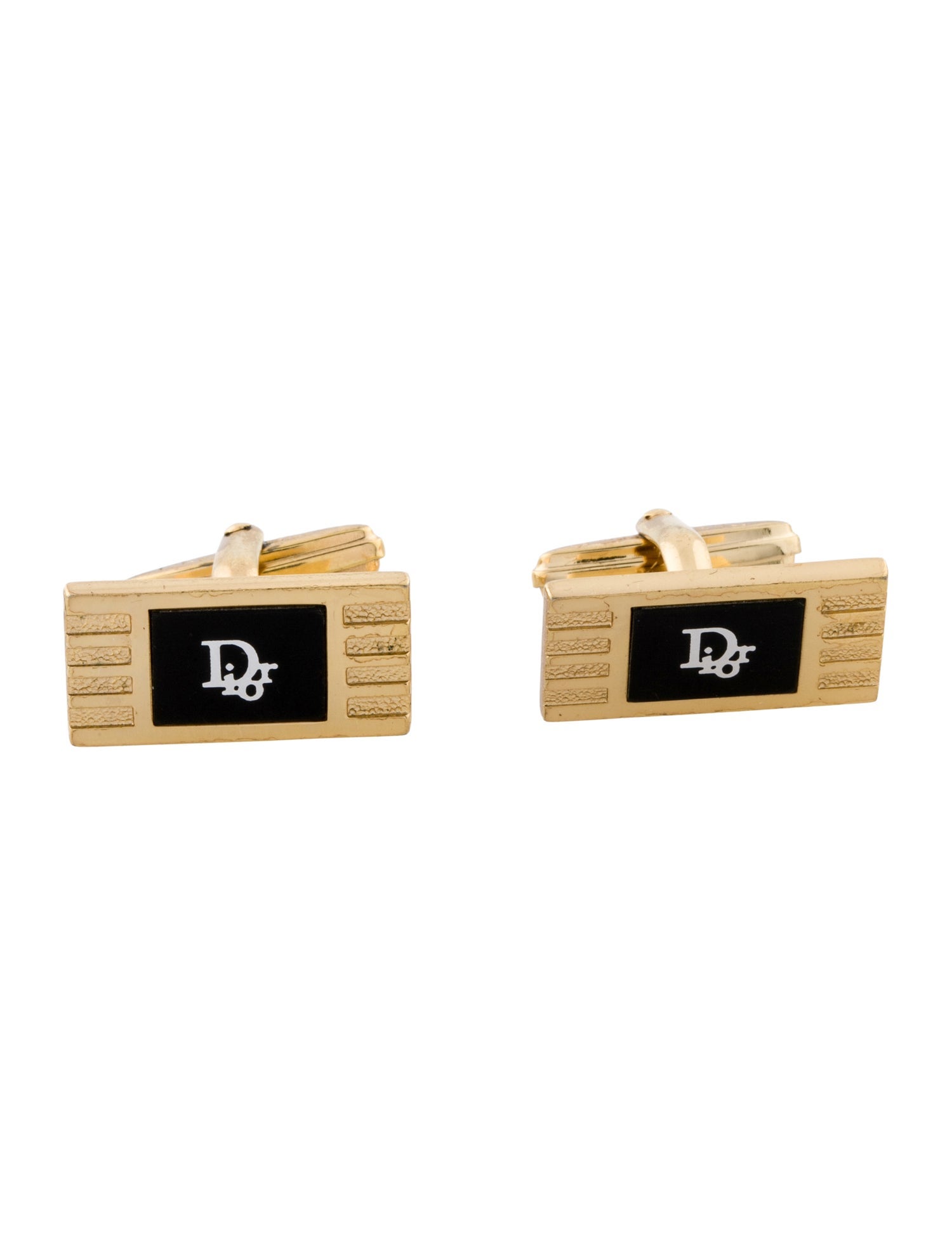 Christian Dior Vintage Logo Cufflinks