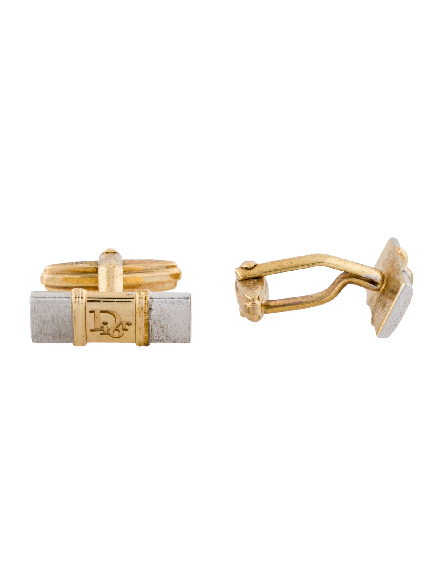Christian Dior Vintage Logo Cufflinks