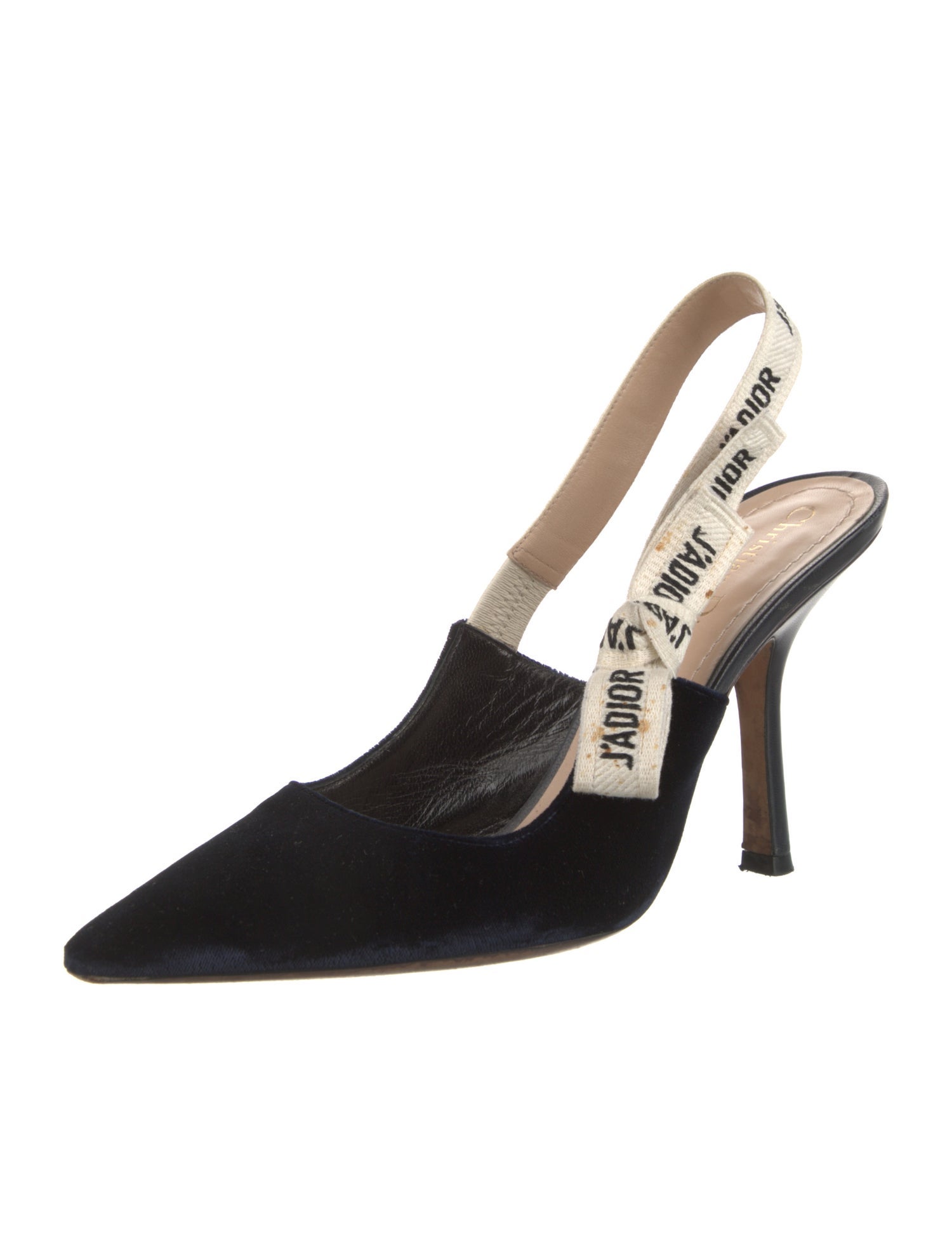 Christian Dior Printed Slingback Sandals