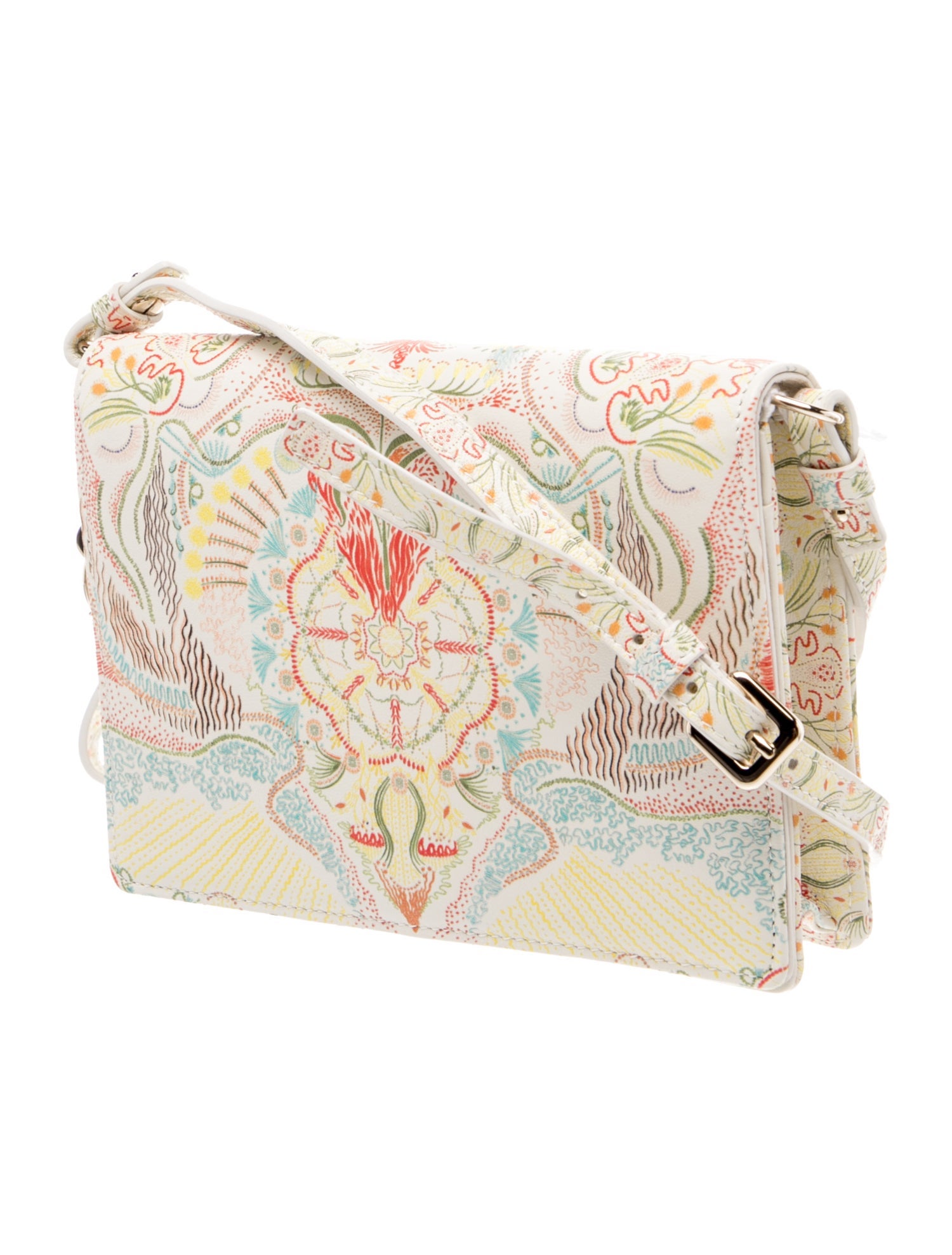 Christian Dior PRET-A-PORTER リネン　レーヨン Christian Dior Leather Lady Dior Wallet On Chain - Neutrals