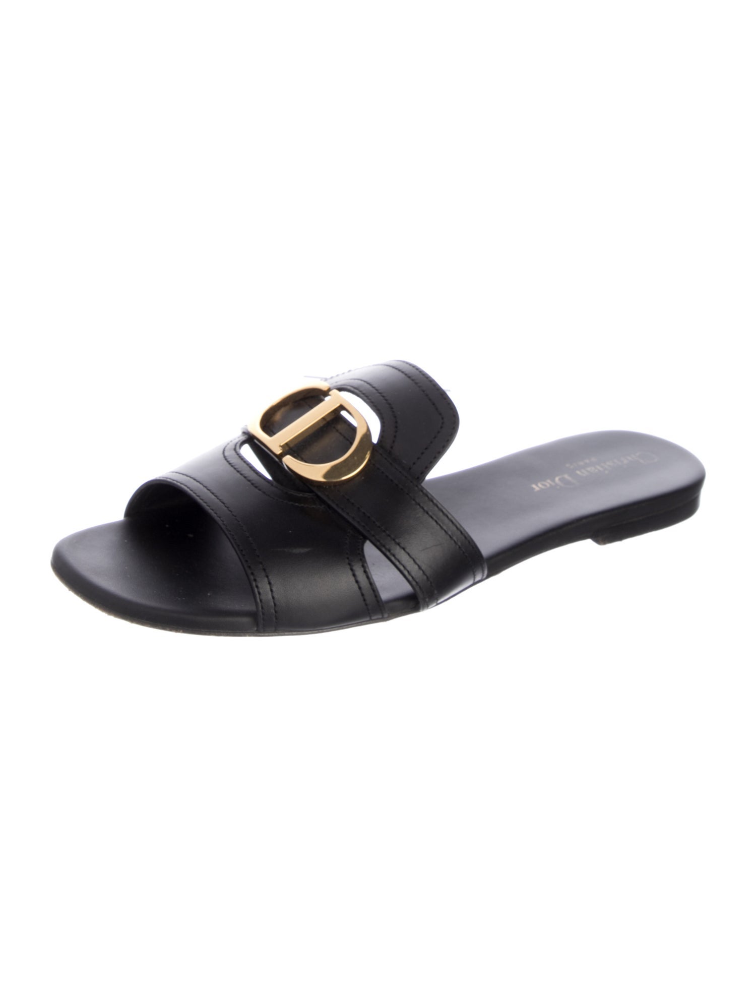 Christian Dior Leather Slides