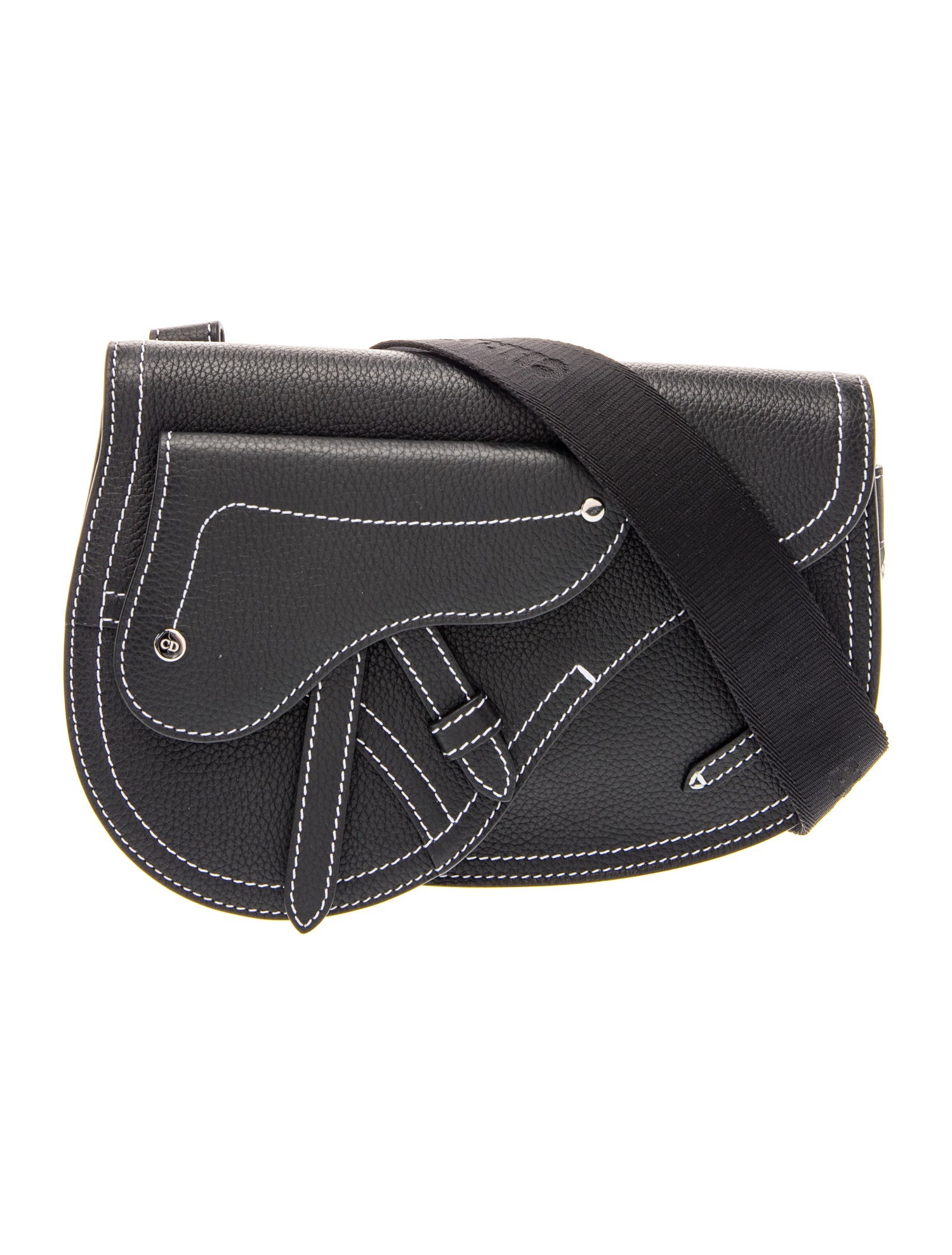 Christian Dior Leather Messenger Bag