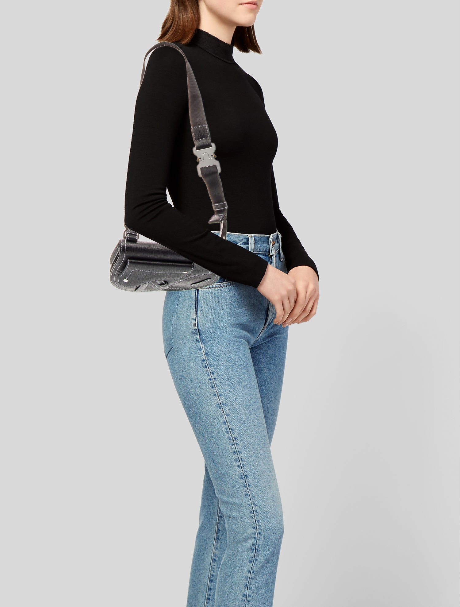 Christian Dior Leather Messenger Bag