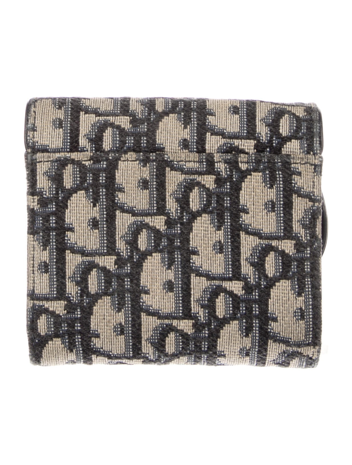Christian Dior 2020 Saddle Lotus Compact Wallet